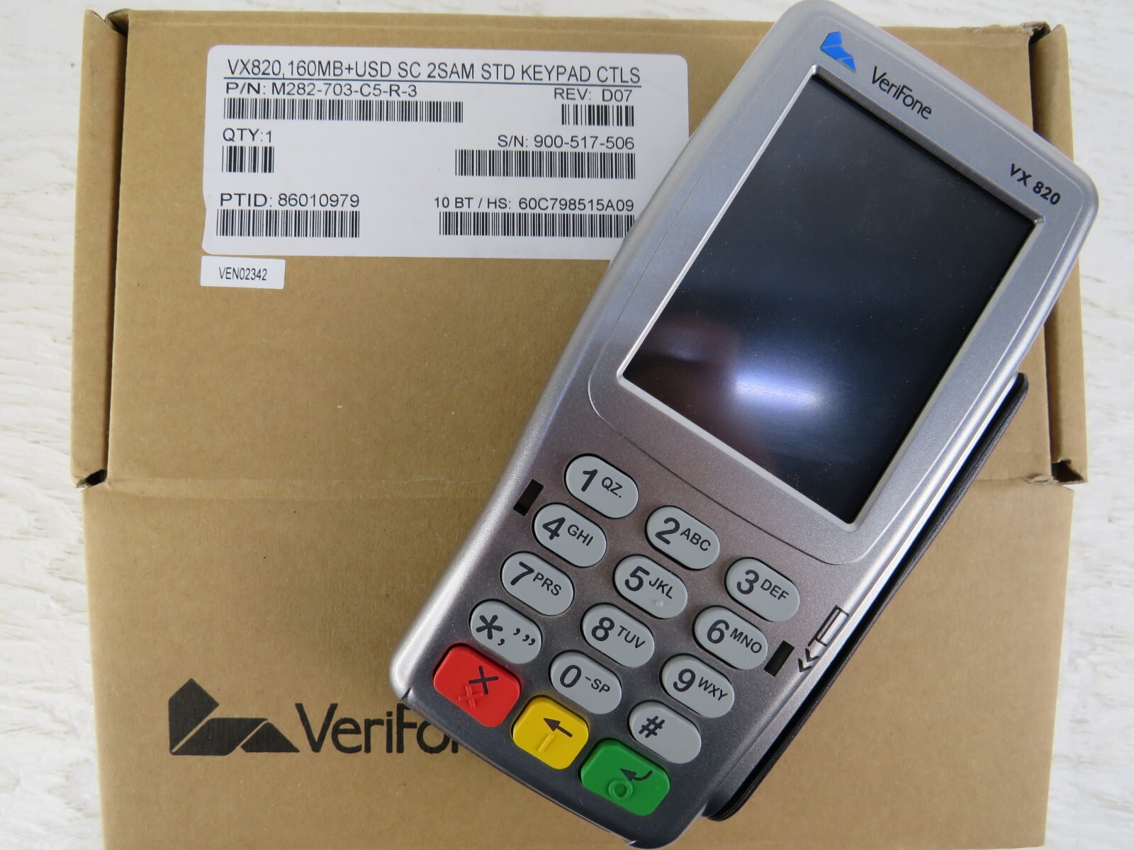 VeriFone VX820 192MB Keypad Payment Terminal