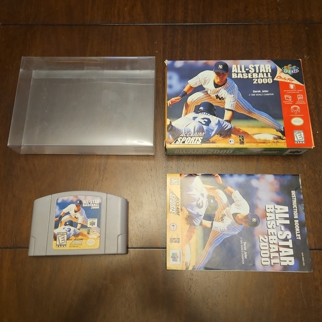 All-Star Baseball 2000 (Nintendo 64, N64) - Complete CIB - Tested - Authentic