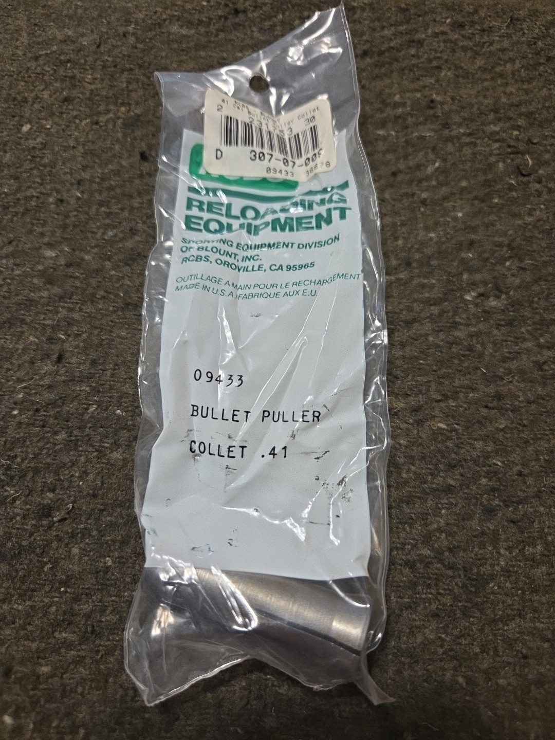 RCBS  Bullet Puller Collet .41 Cal #9433 New In Package.