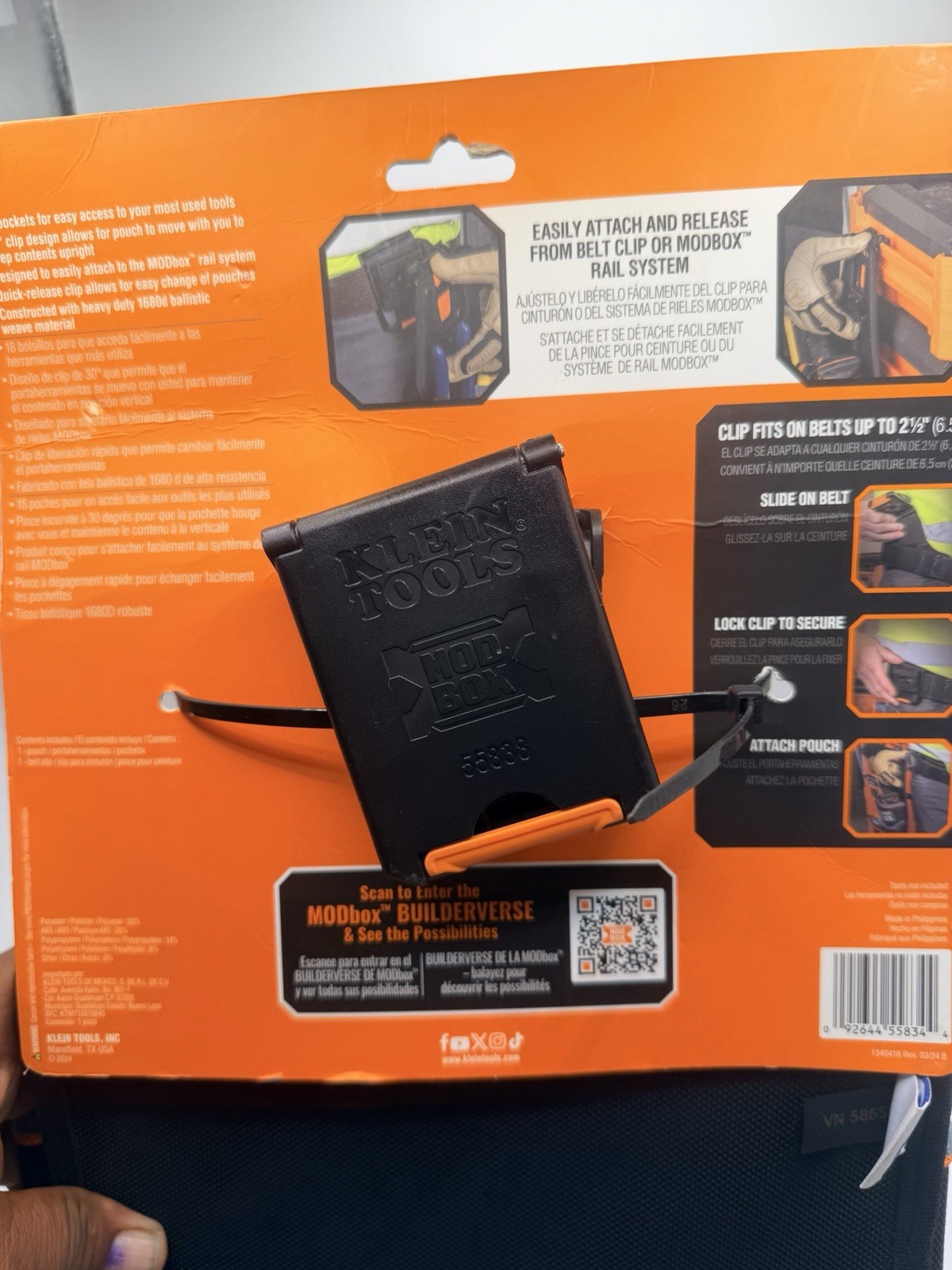 Klein Tools 55834MB MODbox 18-Pocket Tool Pouch