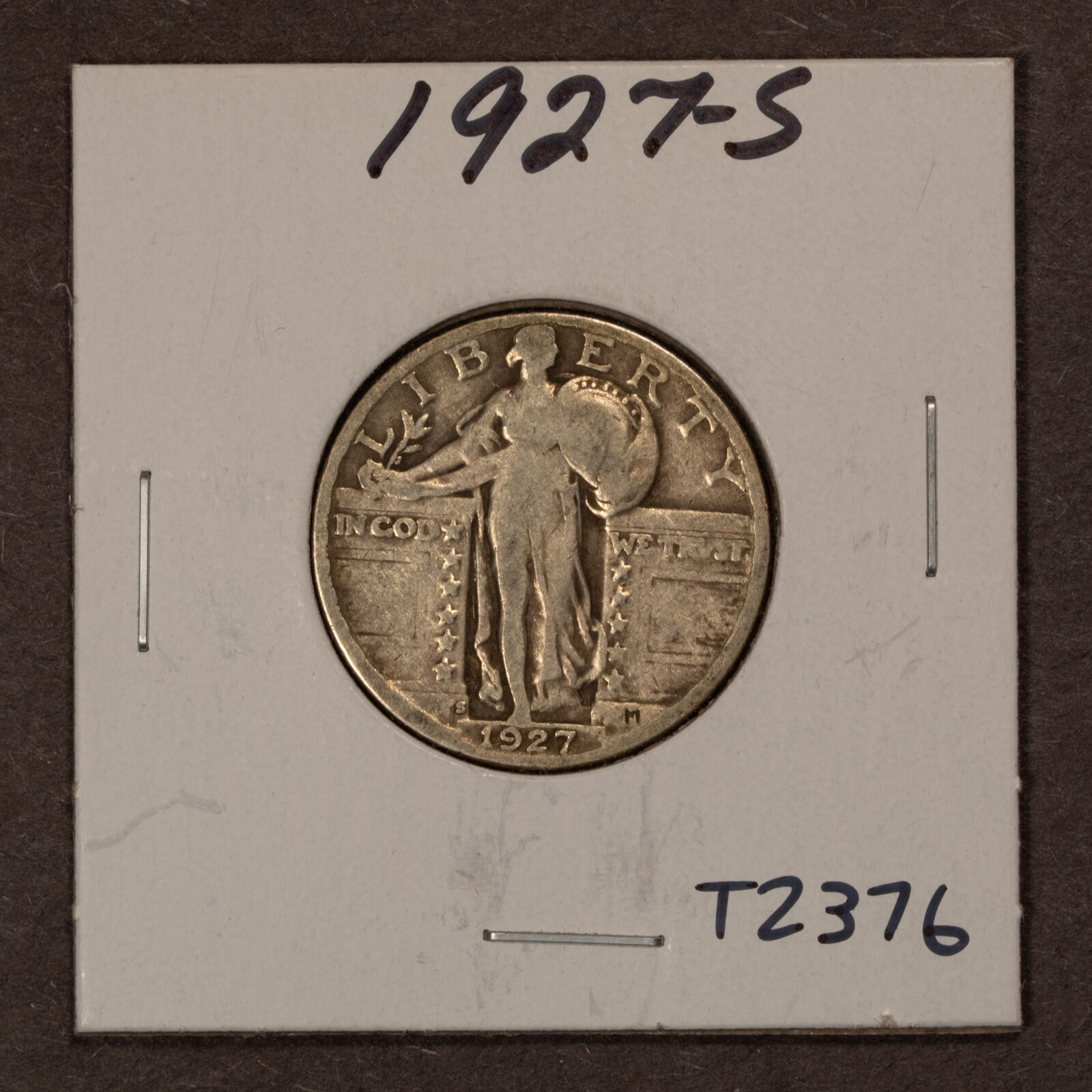 1927-S 25c Standing Liberty Silver Quarter - VG+ Key Date - Value Coin - T2376