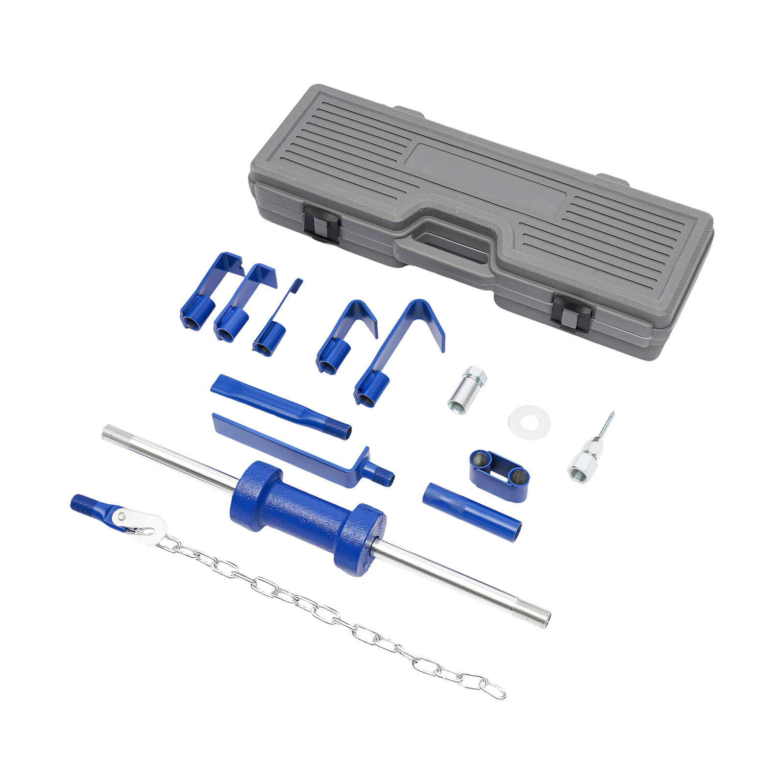 Automotive Hammer Puller Frame Slide Hammer Dent Pulling Tool Kit Long Shaft