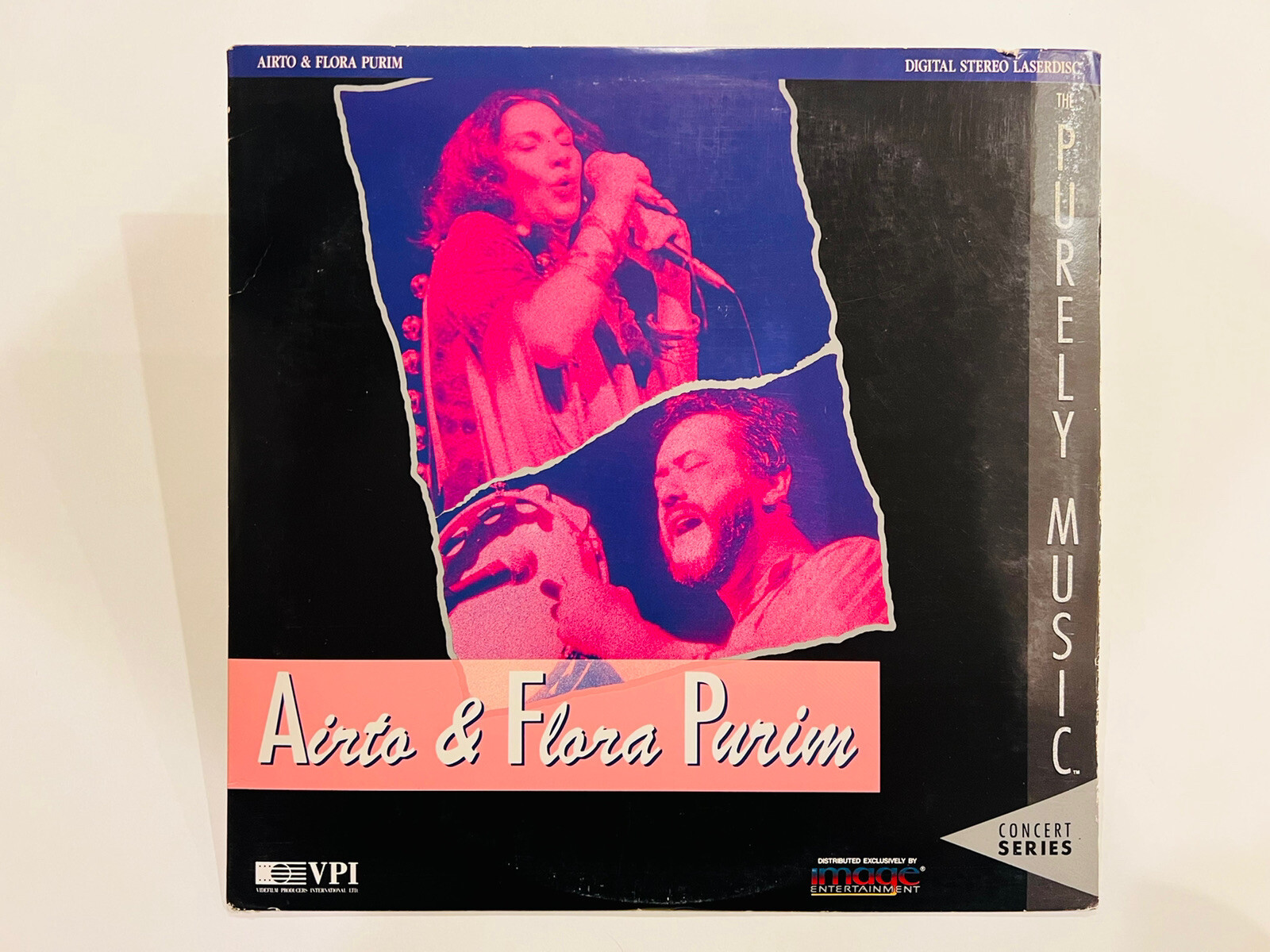 Airto and Flora Purim Purely Music Concert Series Laserdisc Rare