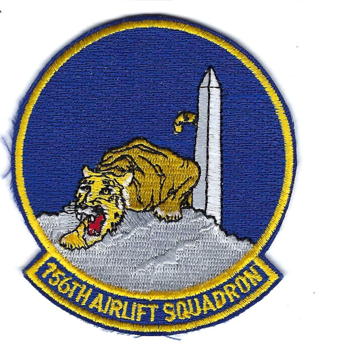 PATCH USAF 756TH AIRLIFT SQUADRON ANDREWS AFB VERS 1    AS7