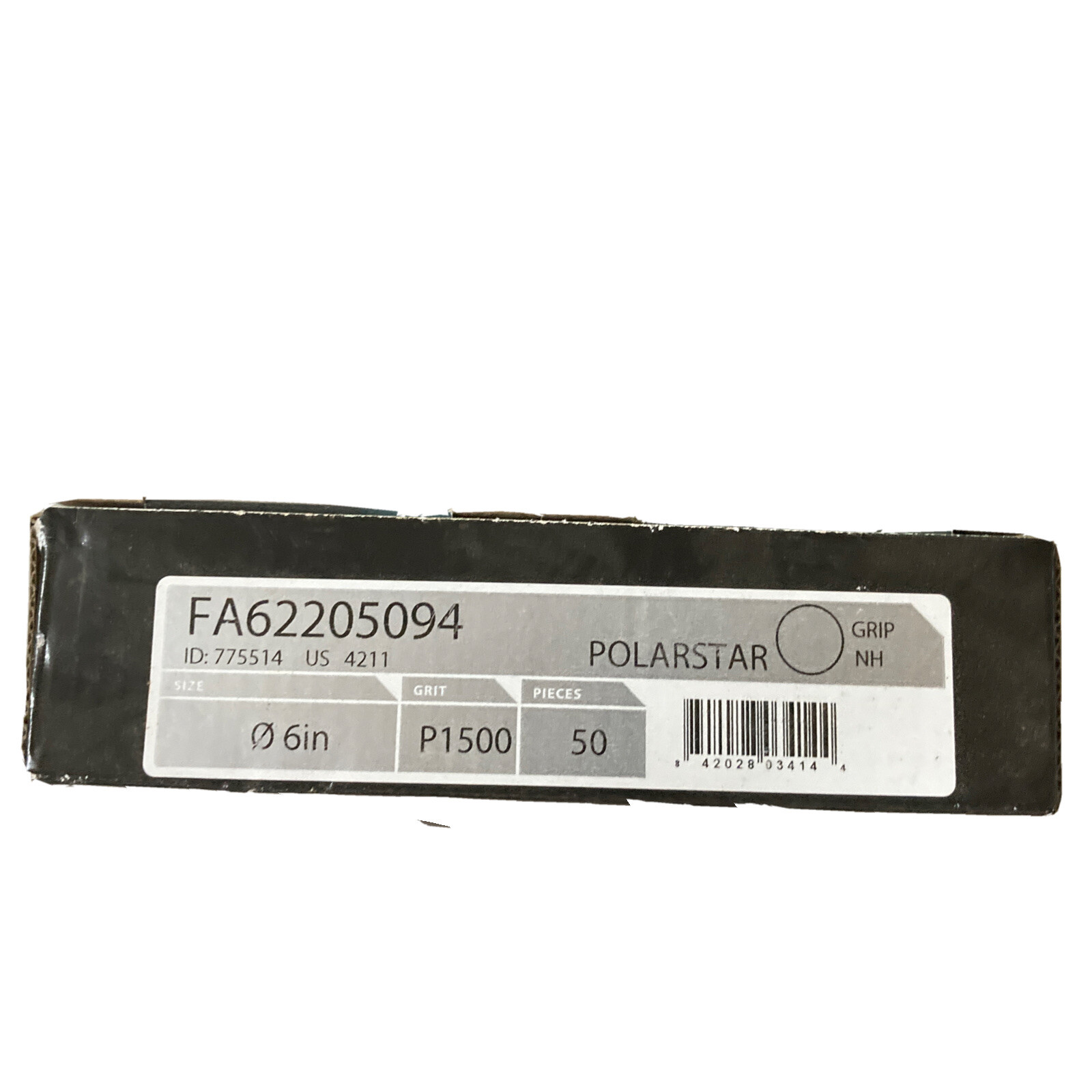 Mirka FA62205094 Polarstar 6", Film-Backed Grip Disc 1500 Grit