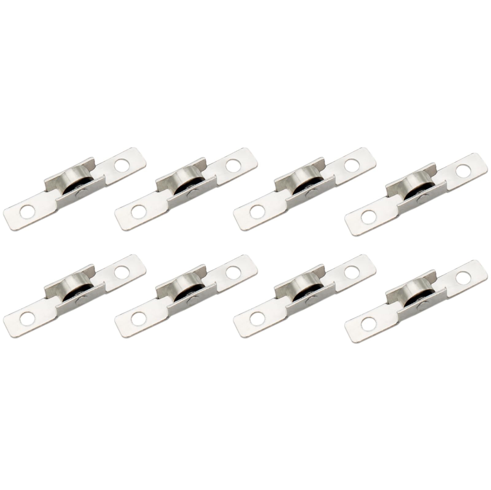 LBTODH 8PCS Sliding Window Roller Silver Metal Wheels for Silver,