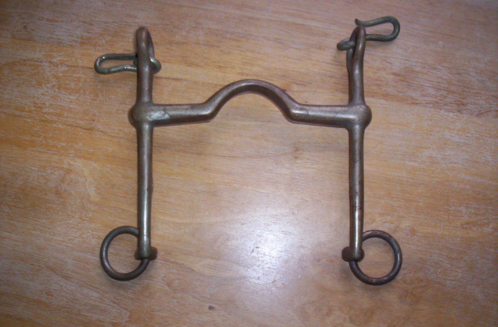 Vintage Used Med Shank Weymouth Bit  5" Mouth Marked Never Rust Made in England