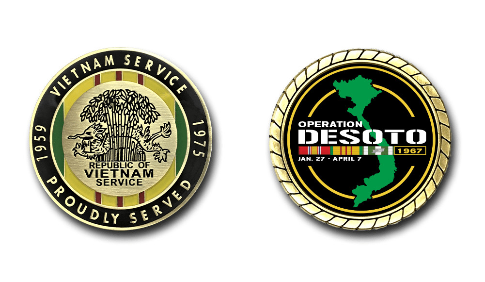 Operation Desoto Vietnam Challenge Coin