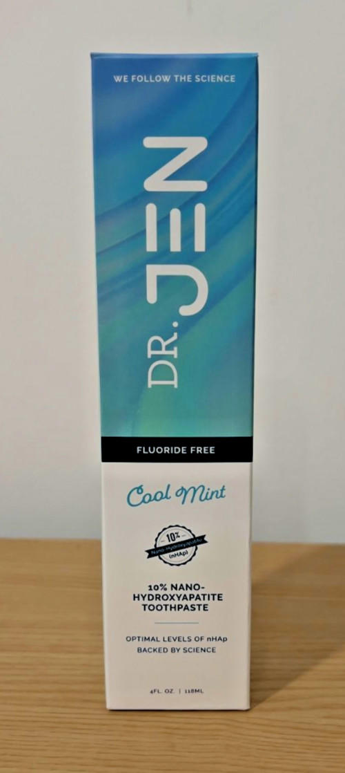 Dr. Jen's 10% Nano Hydroxyapatite Toothpaste - Fluoride Free, Xylitol Toothpaste