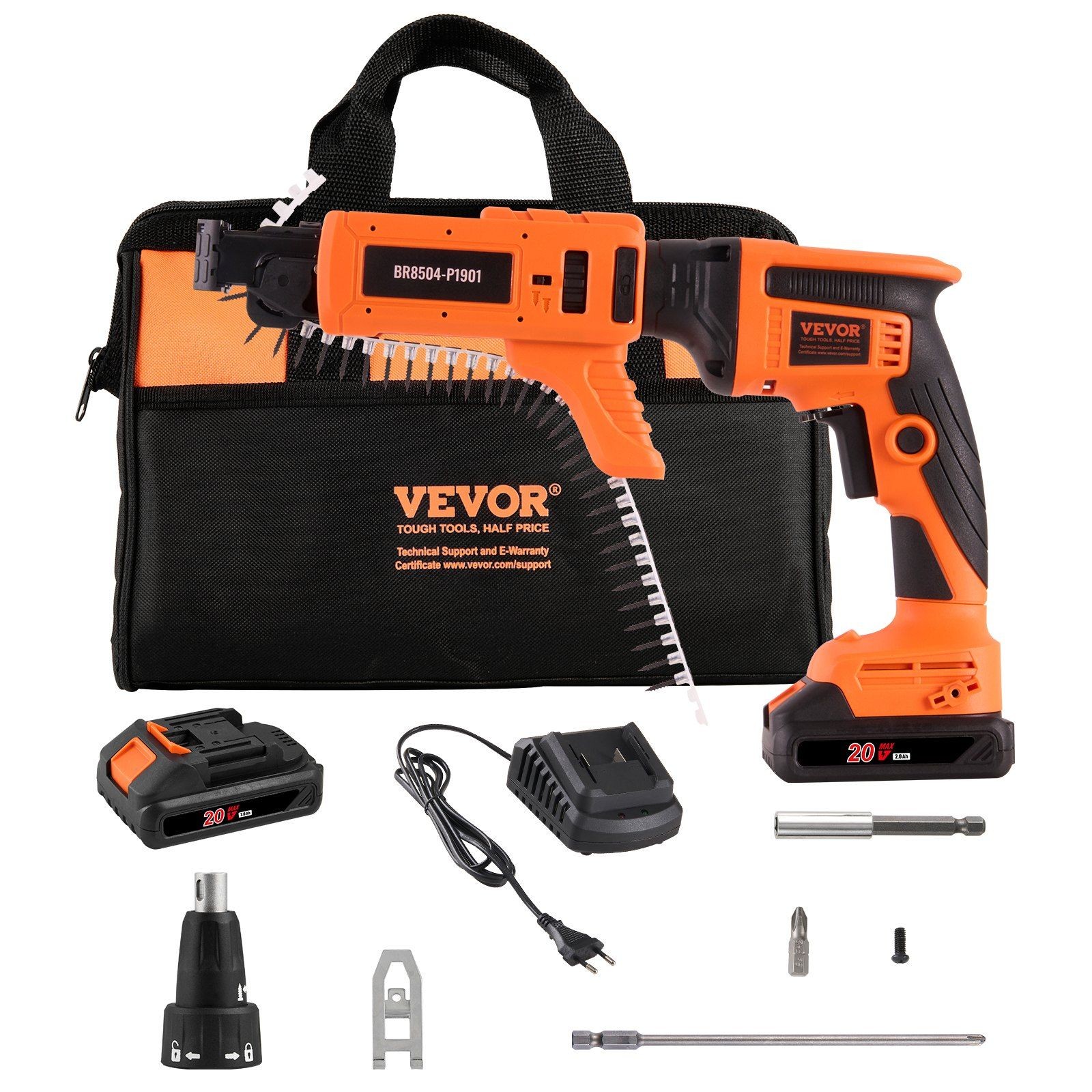 Efficient Drywall Screw Gun 20V Max 4200RPM Brushless Cordless System