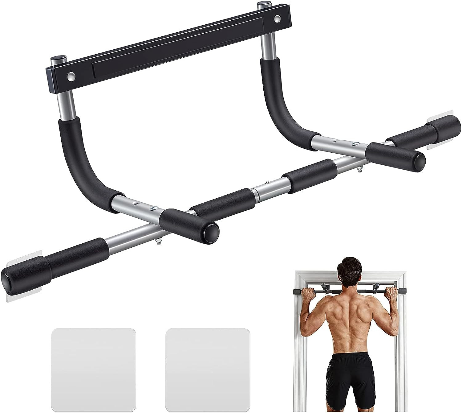 Ally Peaks Pull up Bar for Doorway | Thickened Steel Max Limit 440 Lbs Upper Bod