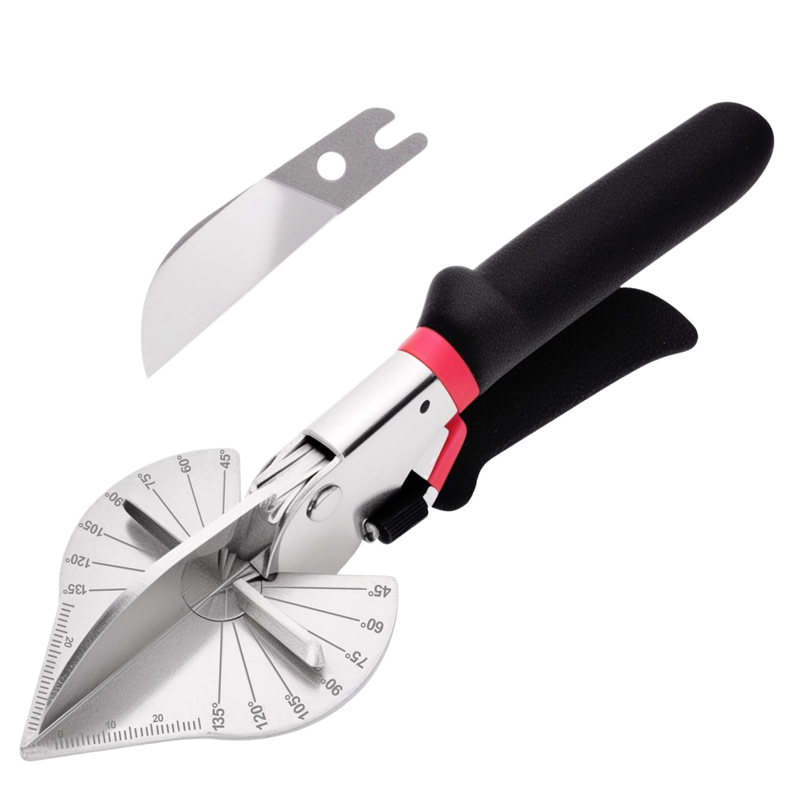 Multi Angle Miter Shears for Moulding and Trim, Quarter Round Cutting Tool fo...