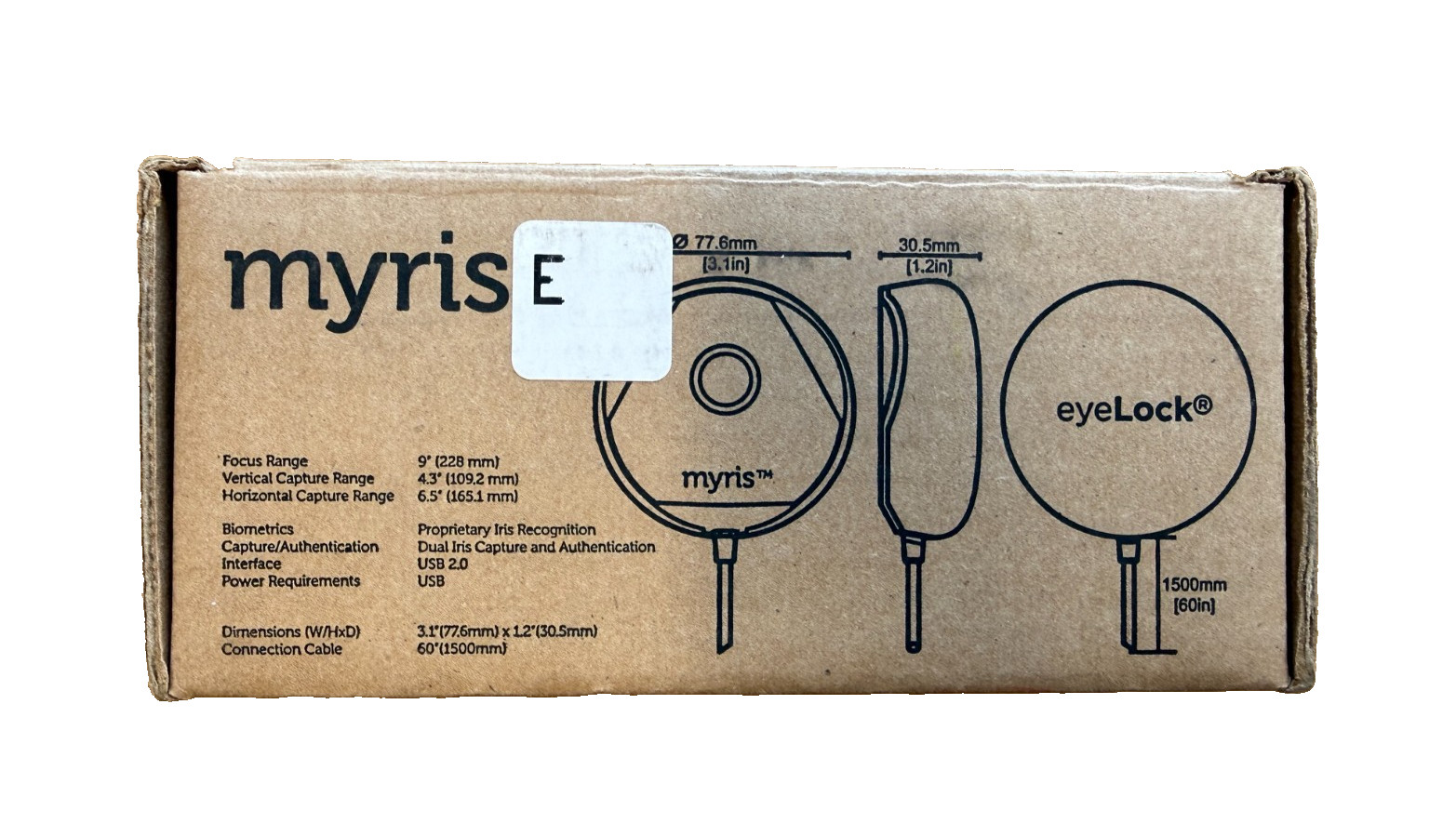 VOXX Myris Iris Identity Authenticator Eye Lock