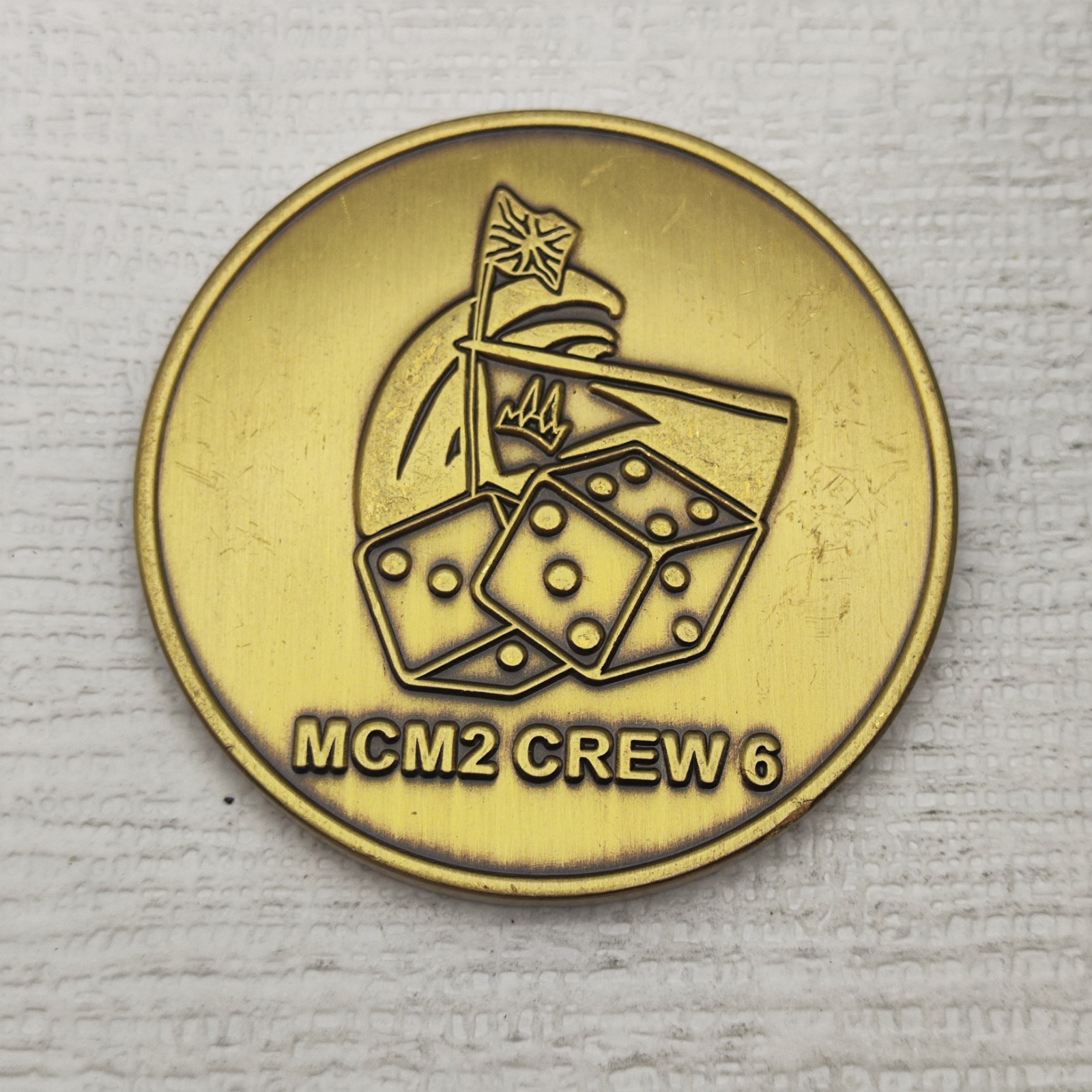 USS MCM2 Crew 6 Challenge Coin