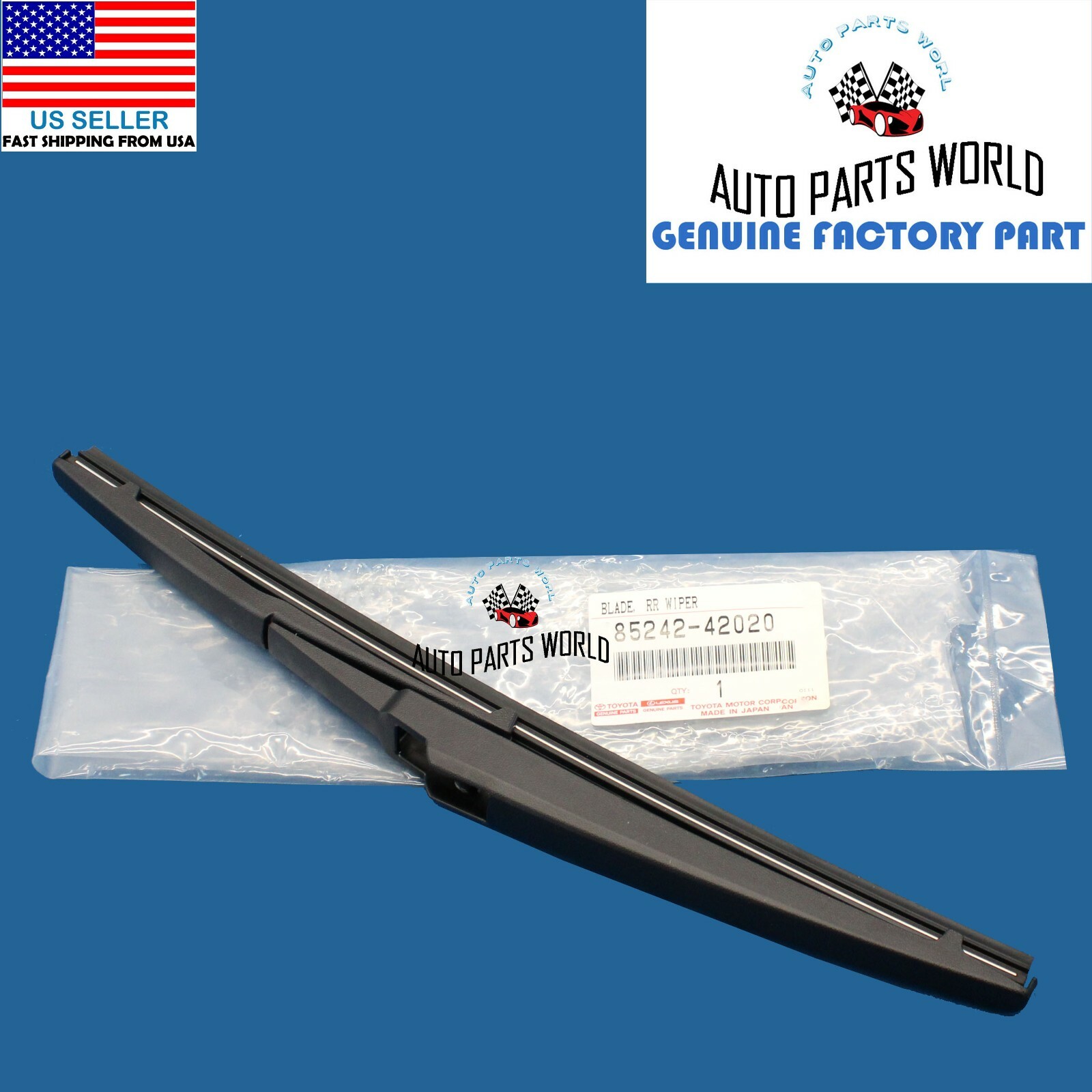 NEW GENUINE OEM TOYOTA 2001-2005 RAV4 REAR BACK WINDOW WIPER BLADE 85242-42020