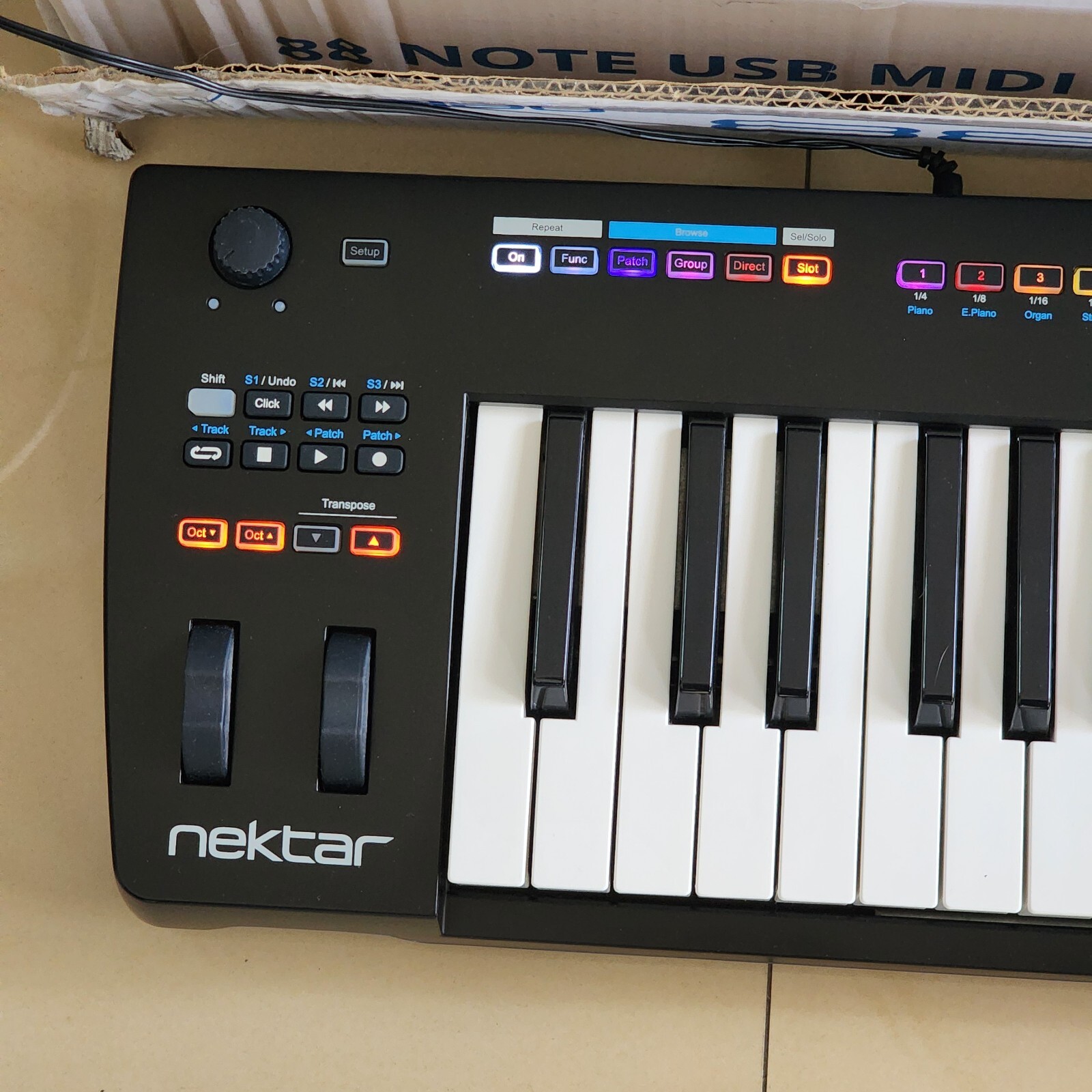 Nektar Impact GXP88 - 88 key MIDI Controller Keyboard - Black - Slightly Used