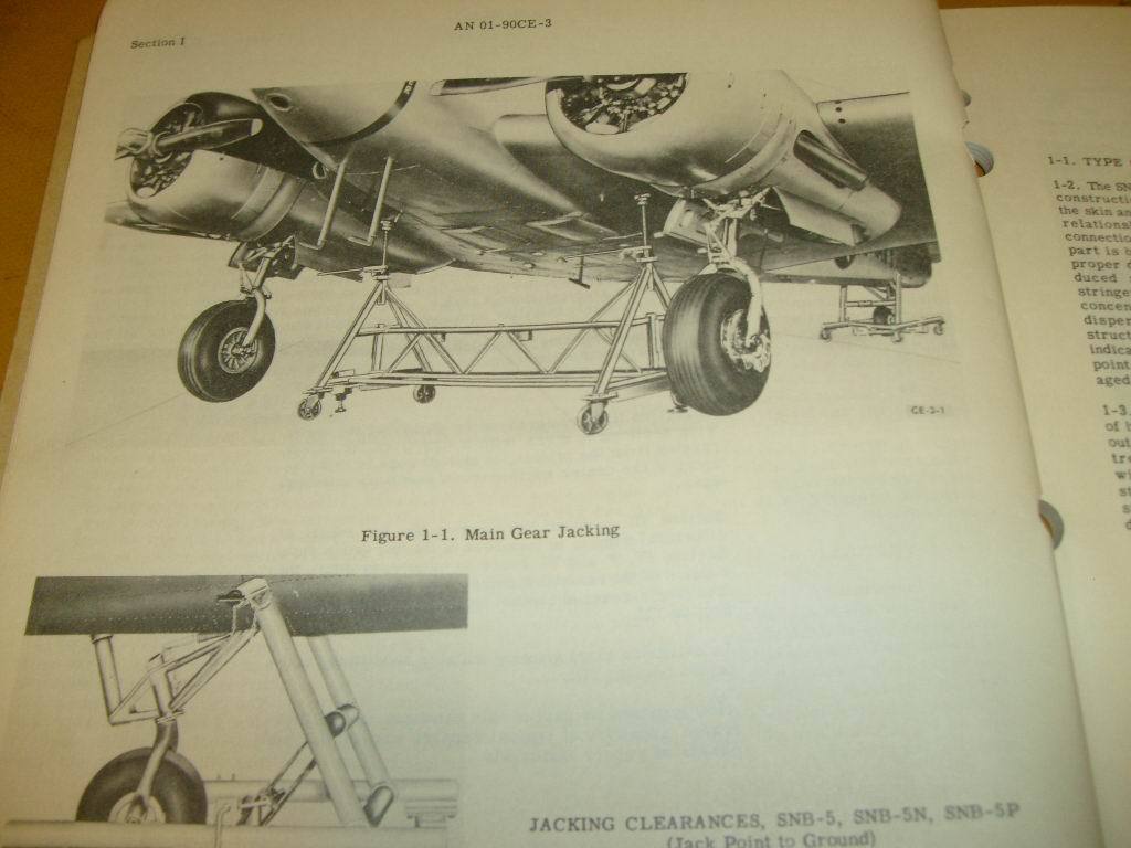 Beechcraft SNB-5 and SNB-5P Structural Repair Manual aka Beech 18