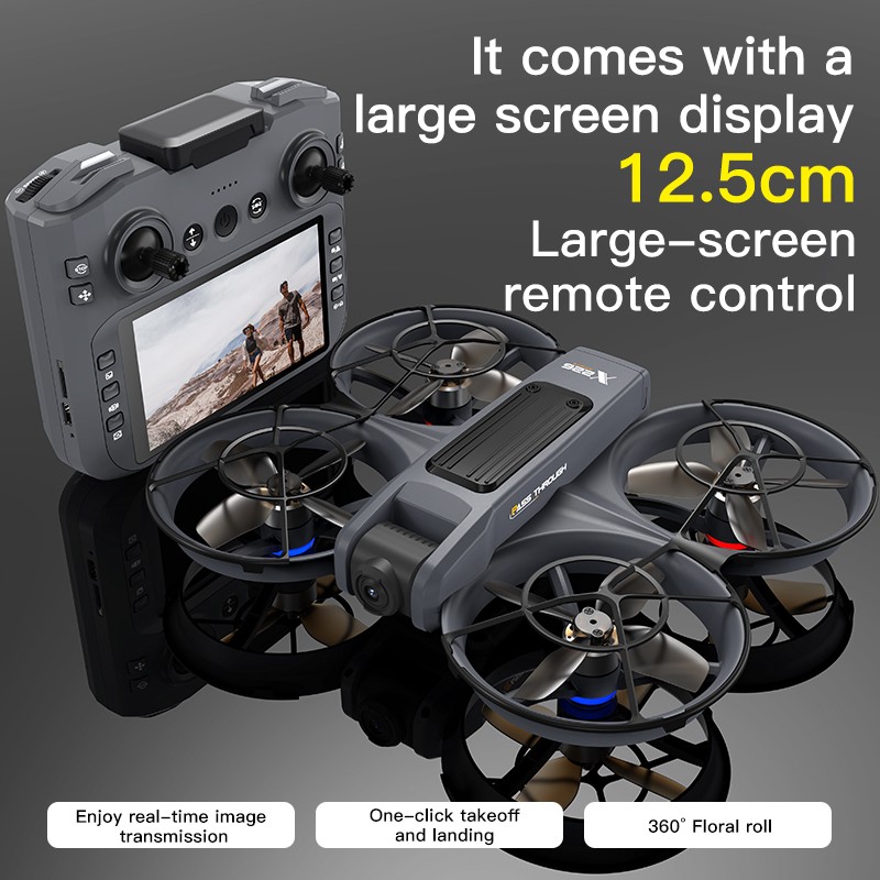 X226 High Speed FPV Drone Brushless Motor HD Camera 4.5" Screen RC Quadcopter