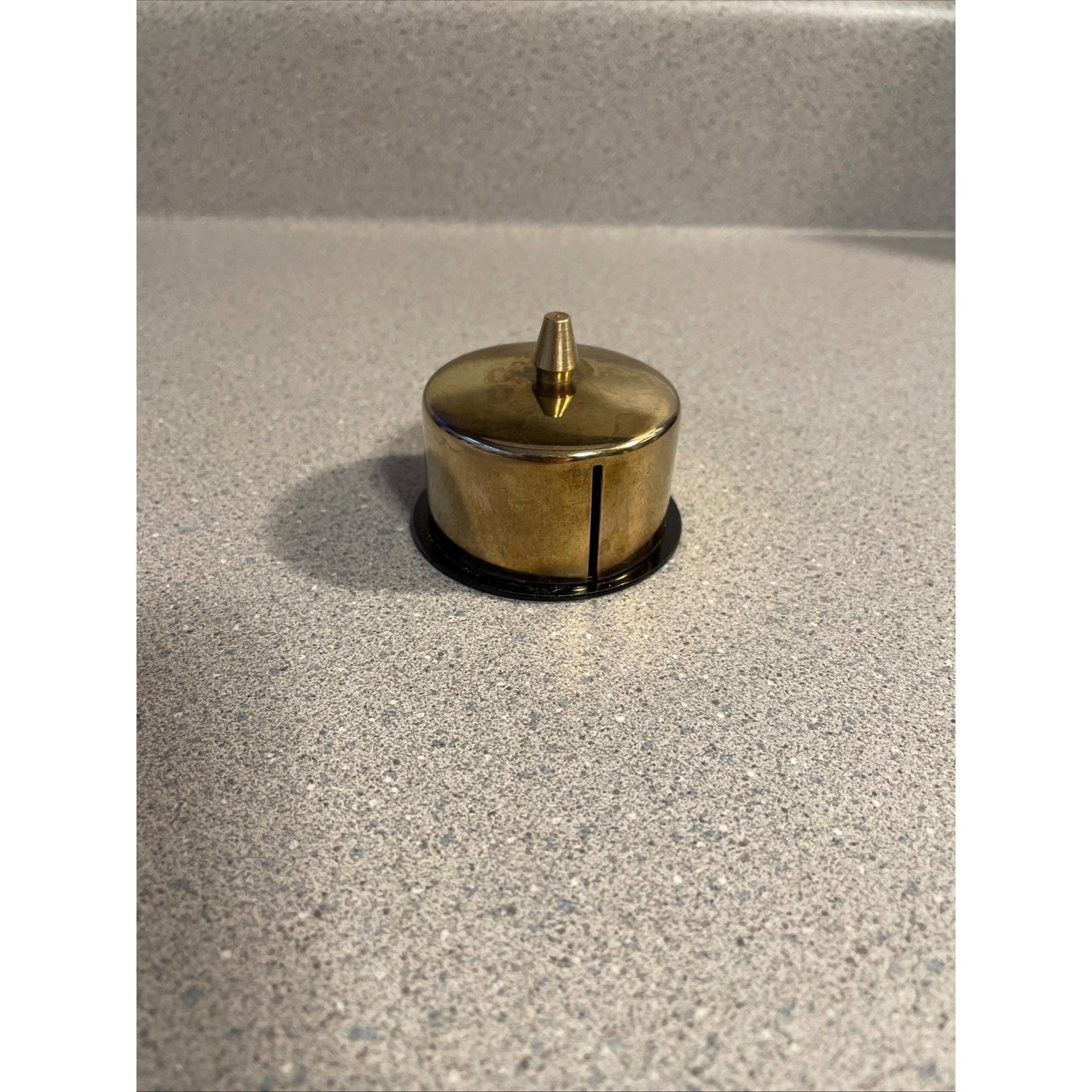 Vintage brass stamp holder desk decor