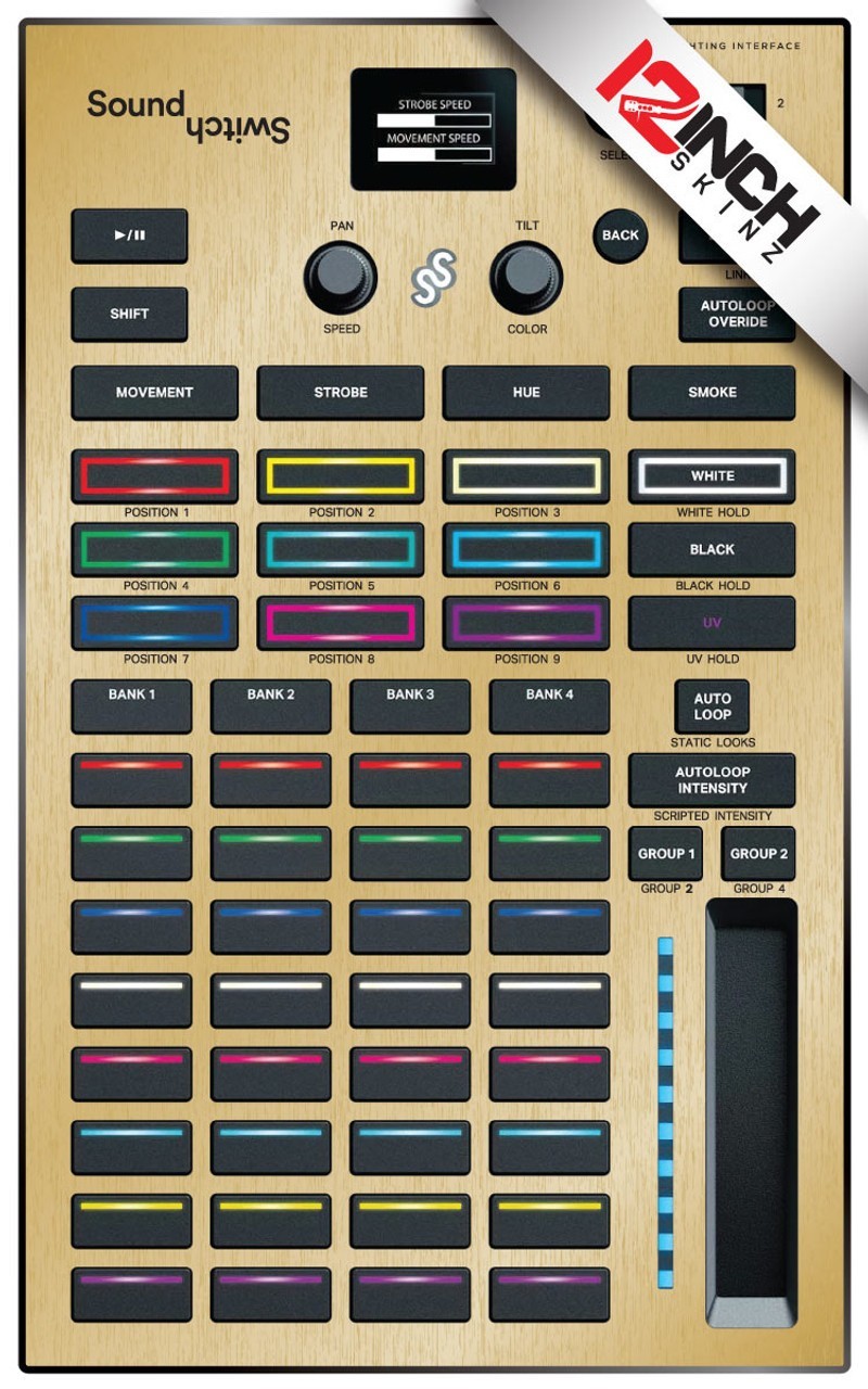 SoundSwitch Control One Skin - brushed gold