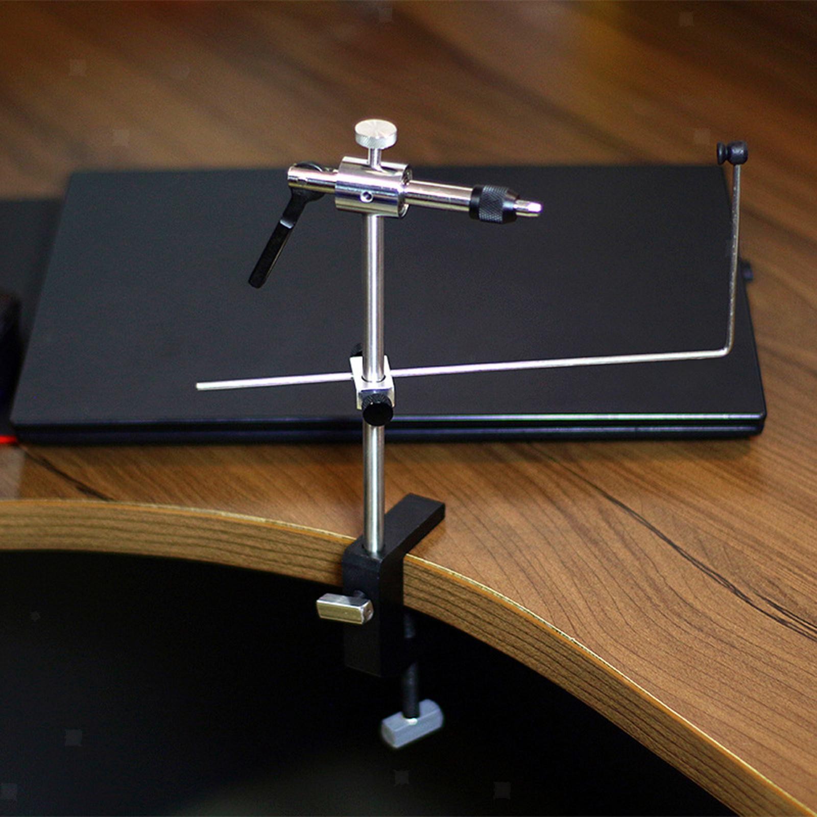 Fly Tying Vise Fly Tying Tools Universal Rotatable with Long Handle for Teasers