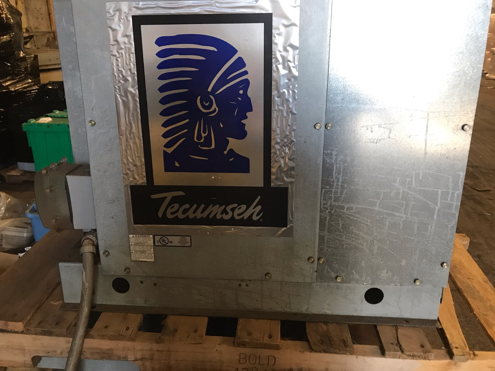 Techumseh walk in cooler condenser