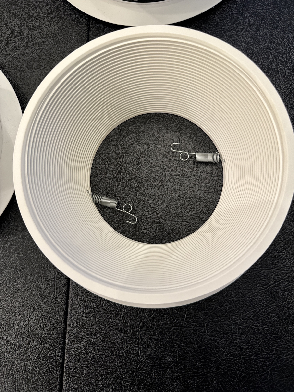 6 INCH RECESSED CAN LIGHT WHITE STEP TRIM. JUNO BRAND