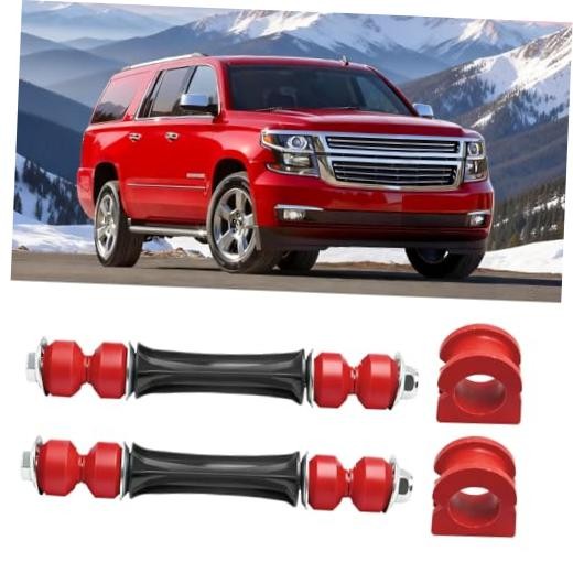 Front Sway BarLink With Bushing Compatible with Cadillac Escalade | K700432