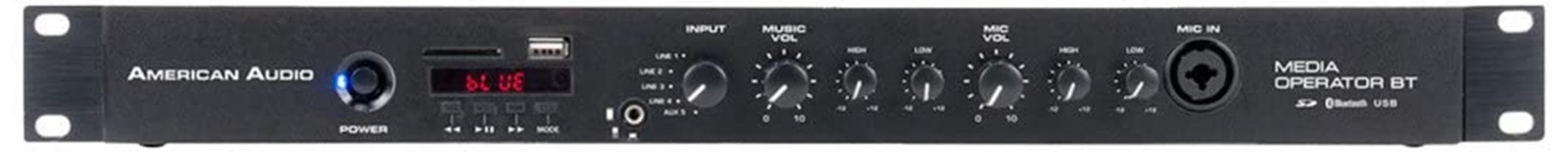 ADJ Products Media Operator BT MP3, Bluetooth, SD Card