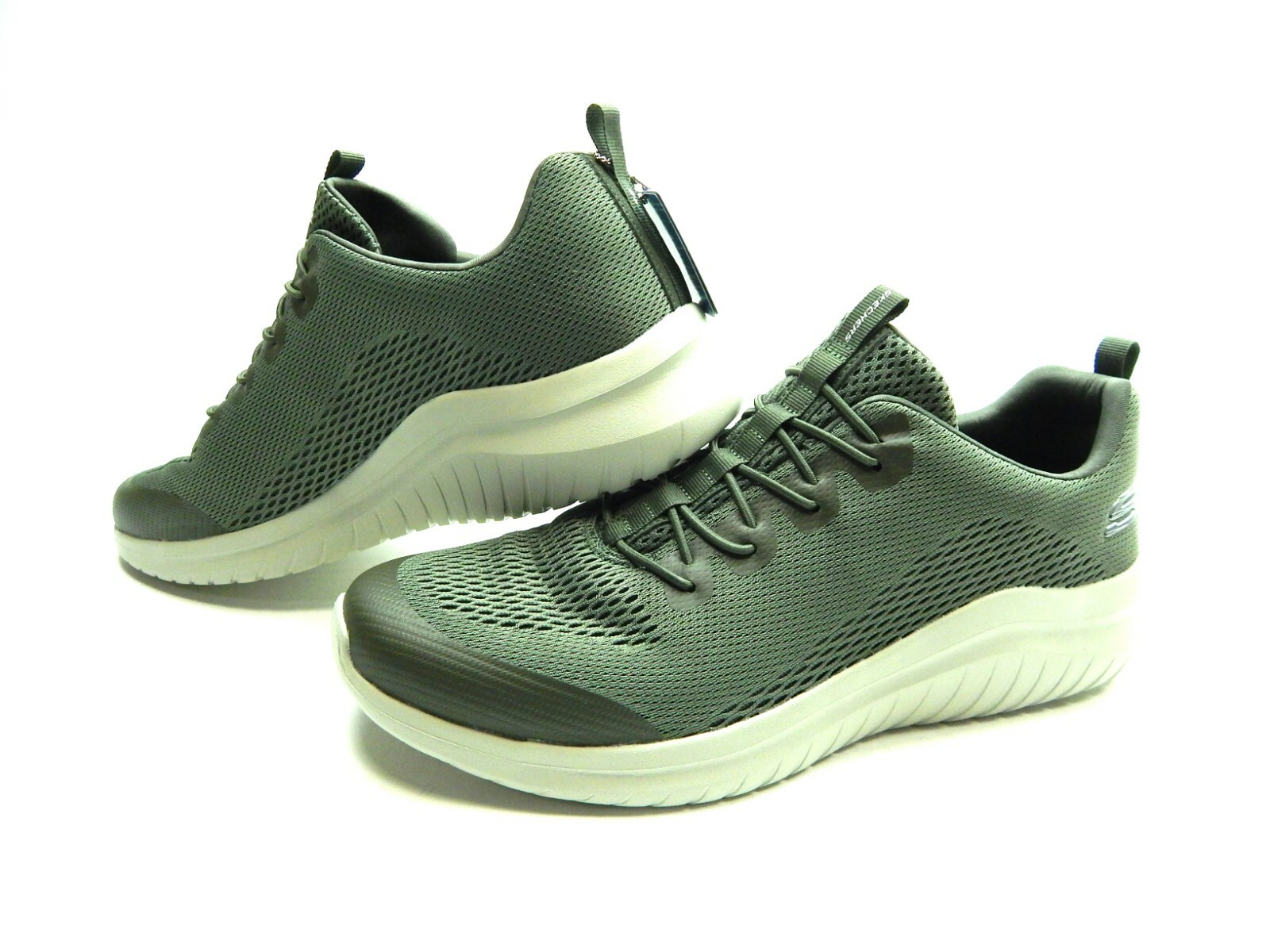 SKECHERS MEN'S ULTRA FLEX 2.0 KELMER OLIVE SHOES SIZE 13
