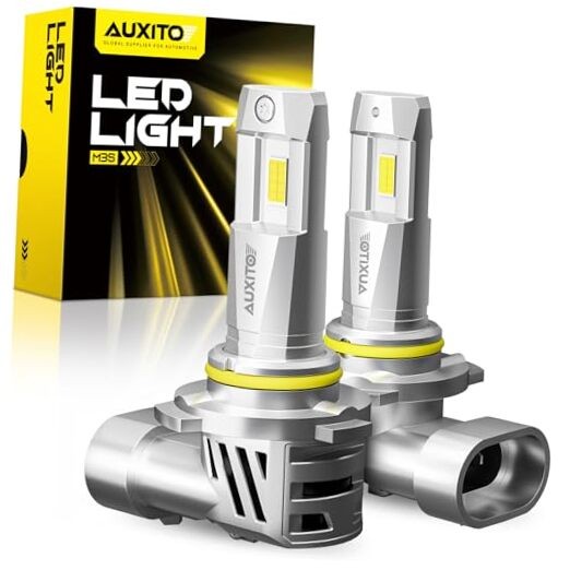 Latest Light Bulbs, Ultra Brightness, 1:1 Halogen Size, 6500K Cool 9005/HB3