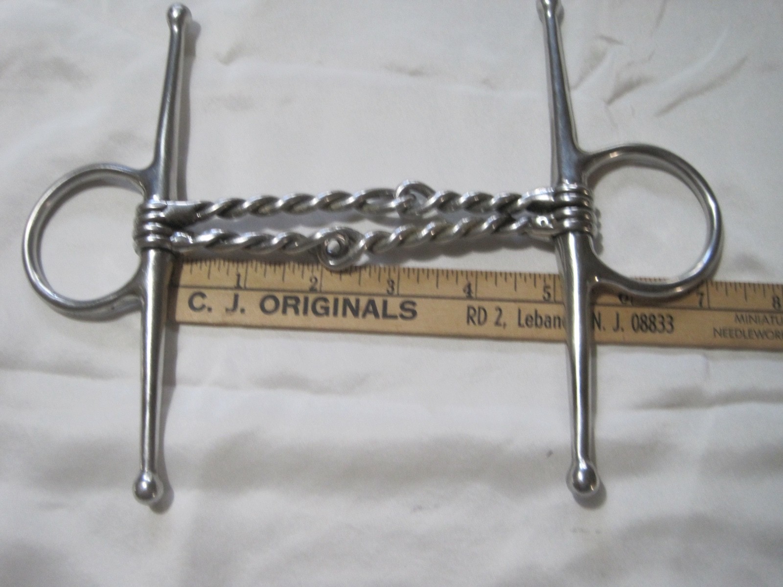 Full Check Double Twisted Wire 5'' Horse Bit Good Condition