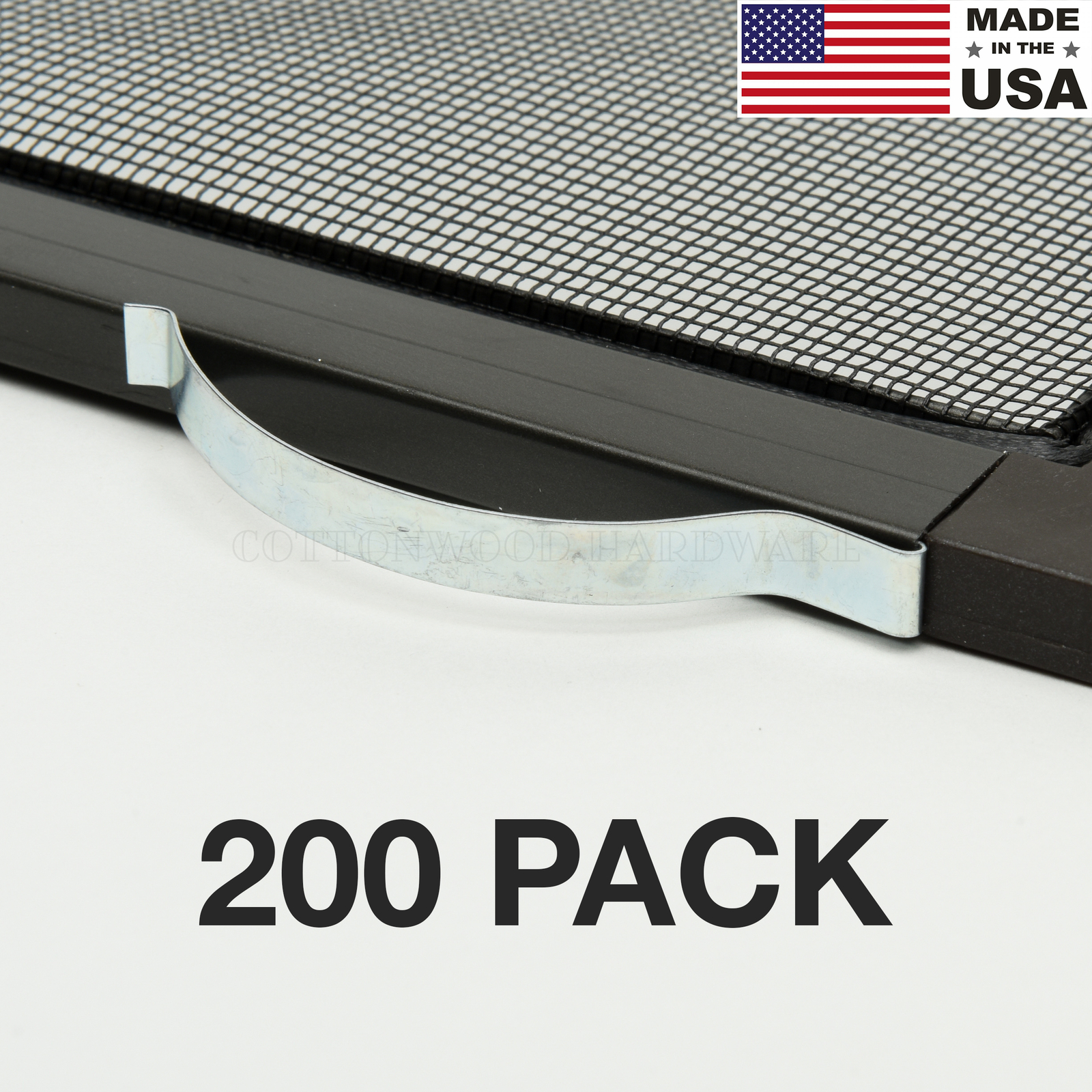 200 PACK - Window Screen Spring, Insect Screen Corner Spring, Corner Leaf Spring