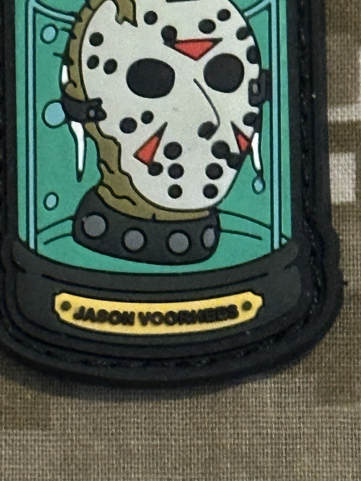 Digital Decay Jason Voorhees In a Jar Patch RE Cat Eye