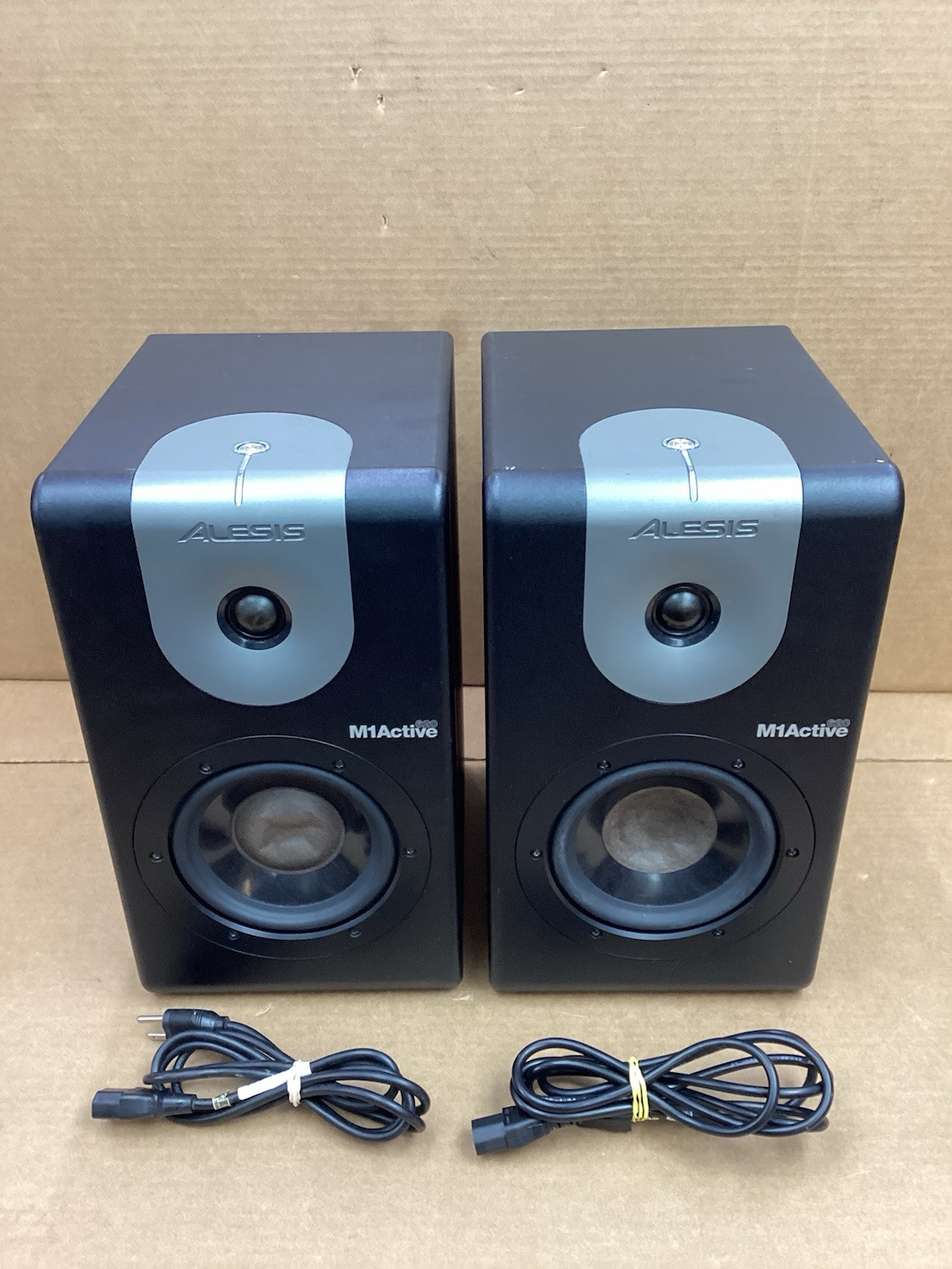 (Pair) Alesis M1 Active 620 Powered Studio Monitor Speaker Tested