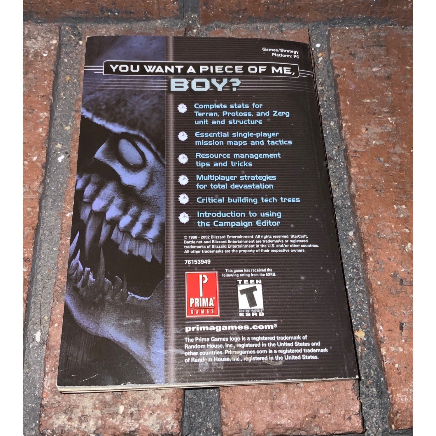 StarCraft Prima's Official Strategy Guide 1998 Bart Farkas Game Guide Book