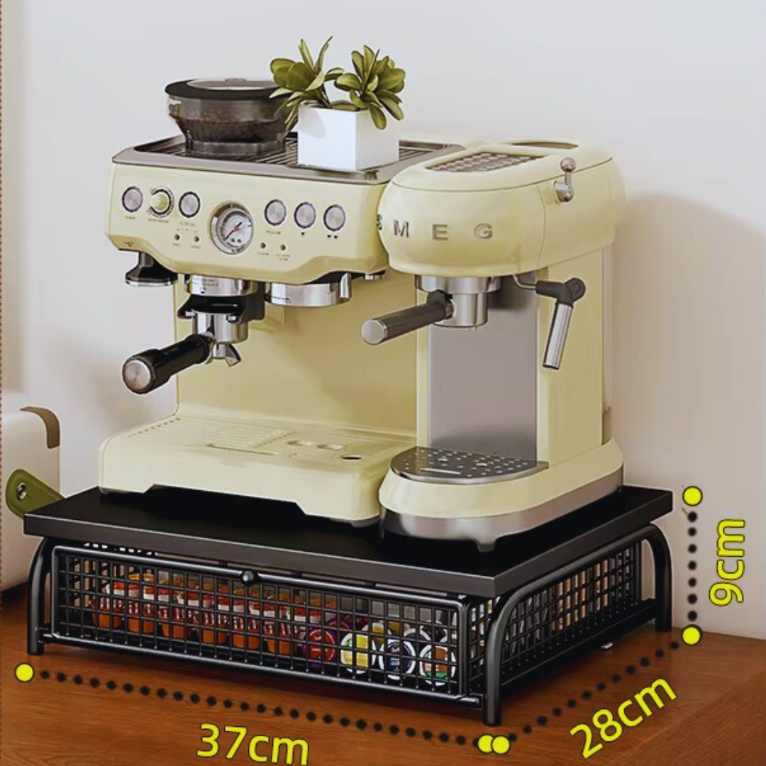 Metal Coffee Stand Storage Shelf