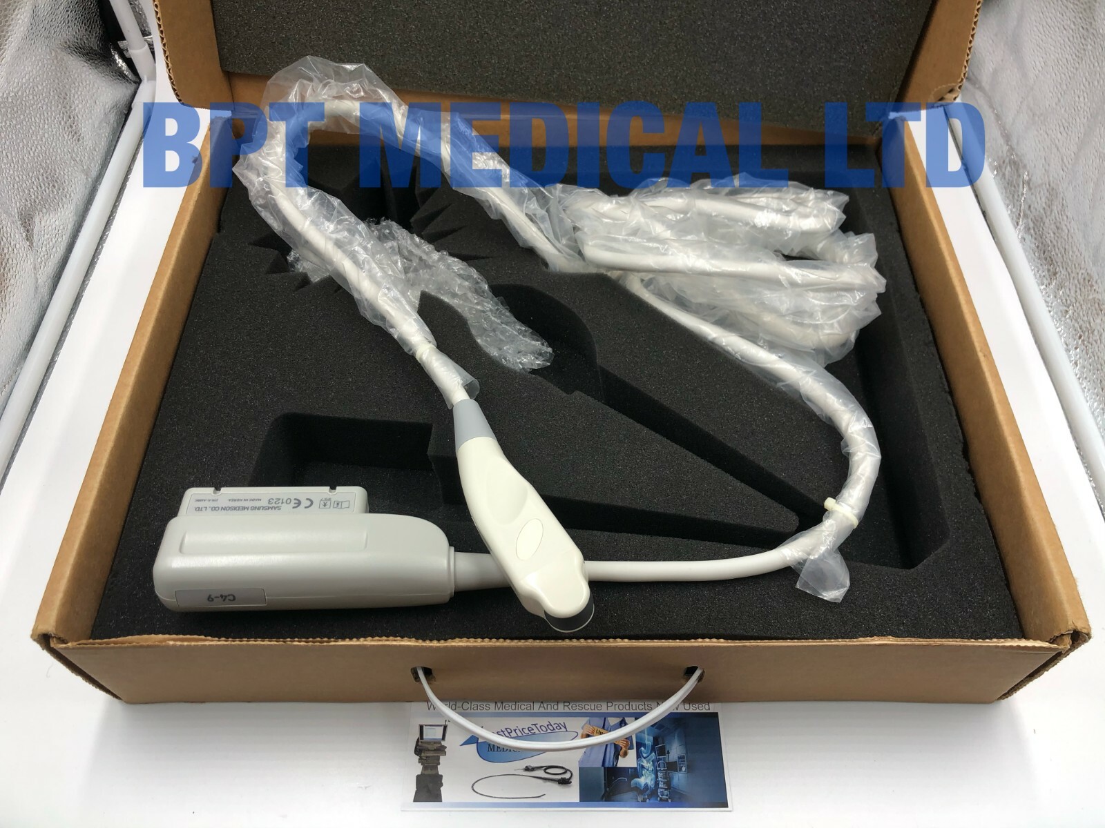 Samsung Medison C4-9 Ultrasound Transducer / Probe in Case B22900016800093