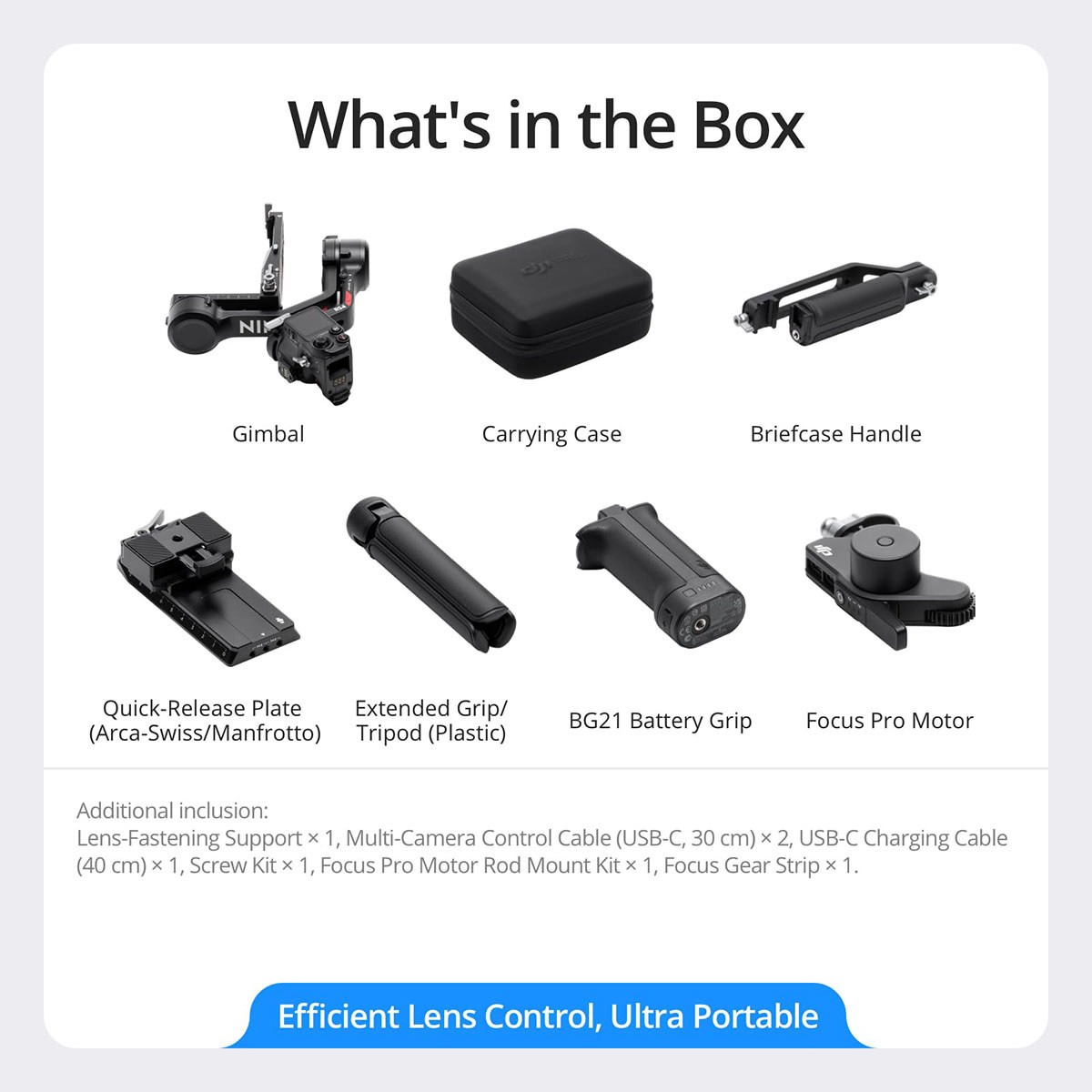 DJI RS 4 Combo Gimbal Stabilizer Combo