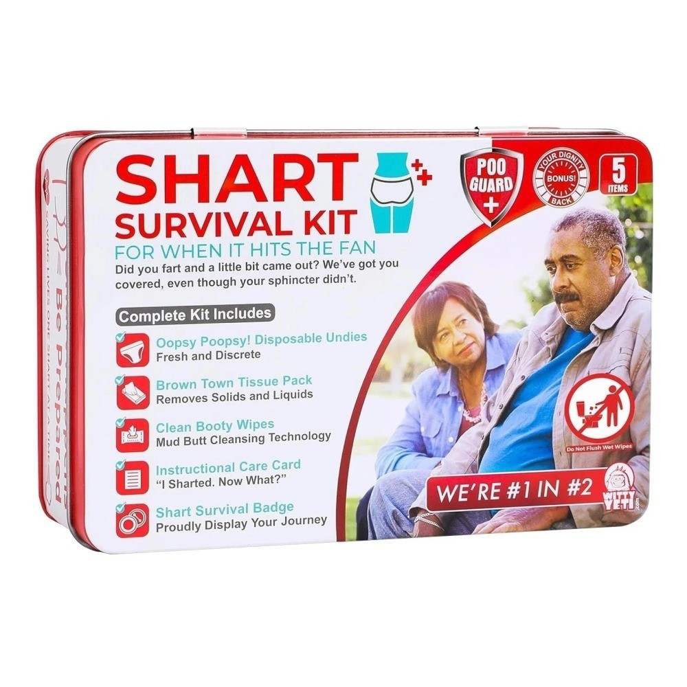 Funny Shart Survival Kit By Witty Yeti Ultimate Poop Prank Gag Gift Kit Contain