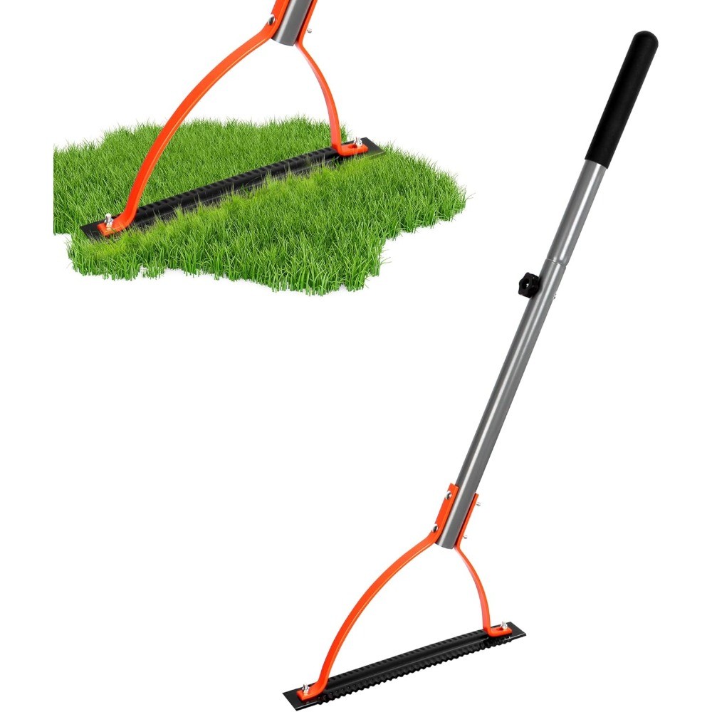 30" Steel Handle Double-Edged Serrated Grass Whip Weed Cutter