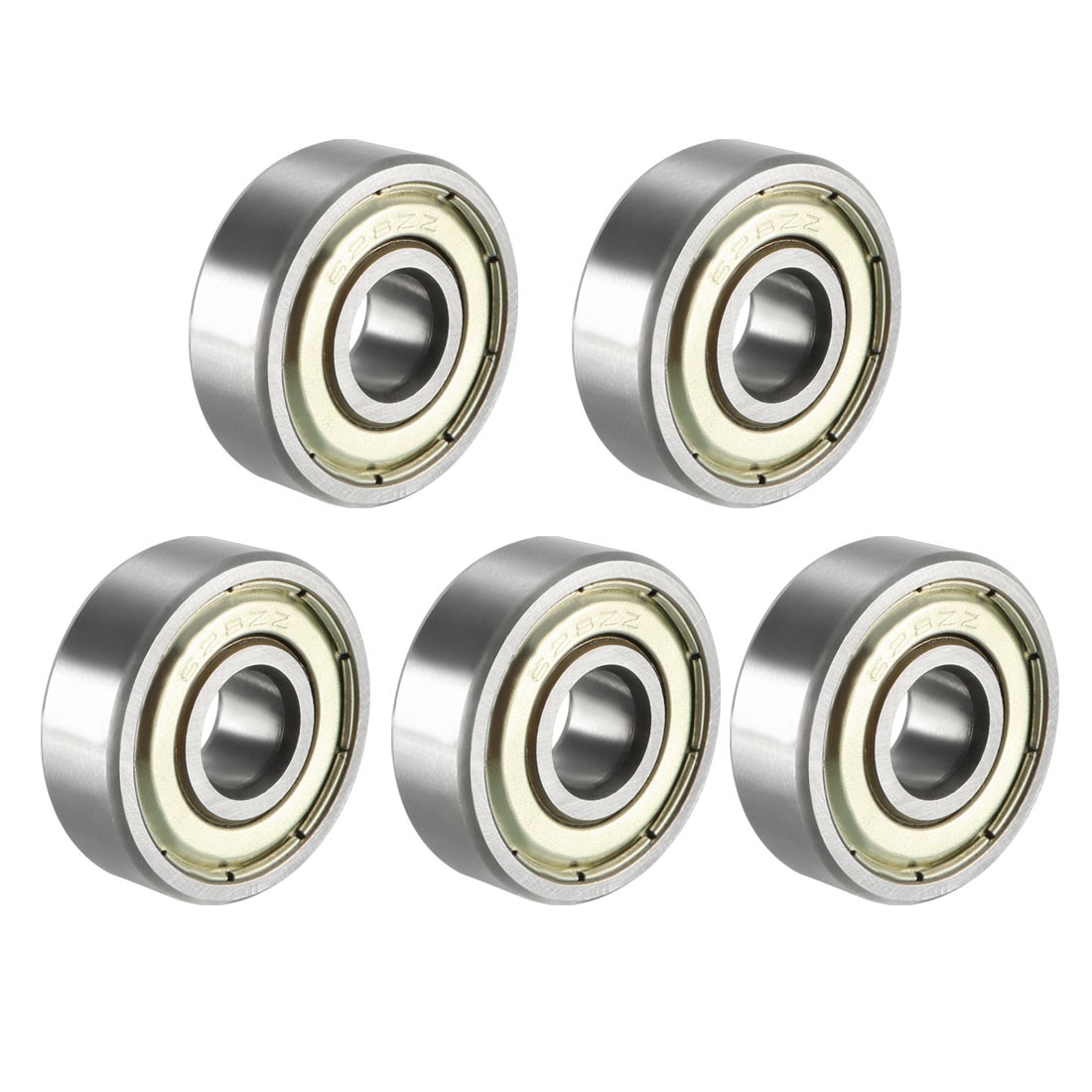 Deep Groove Ball Bearing 628ZZ Double Shield 8 x 24 x 8mm Chrome Steel 5pcs
