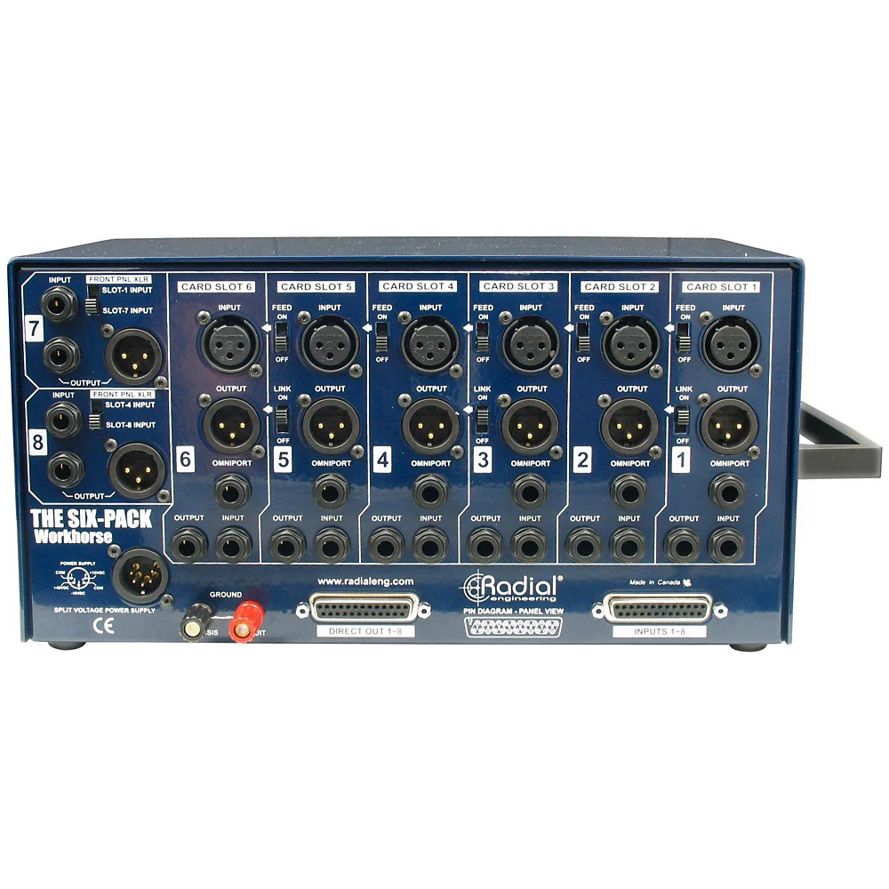 Radial Engineering Workhorse - SixPack 500 Series Desktop Rack