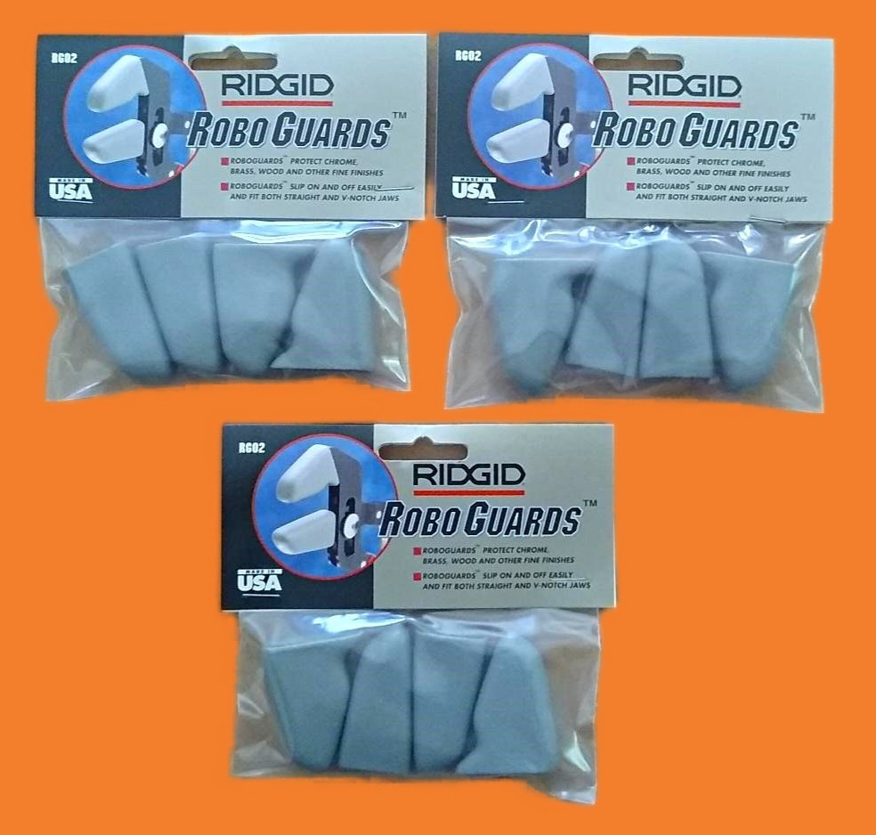 Ridgid Robo Guards Padded Jaw Covers for 10" Pliers Wrench Tool, 3-PK