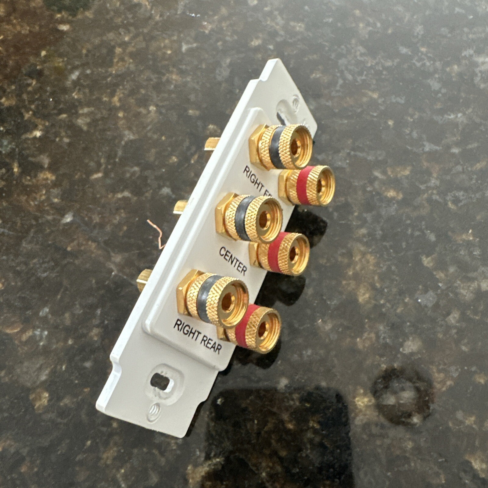 Three Speaker Wall Plate