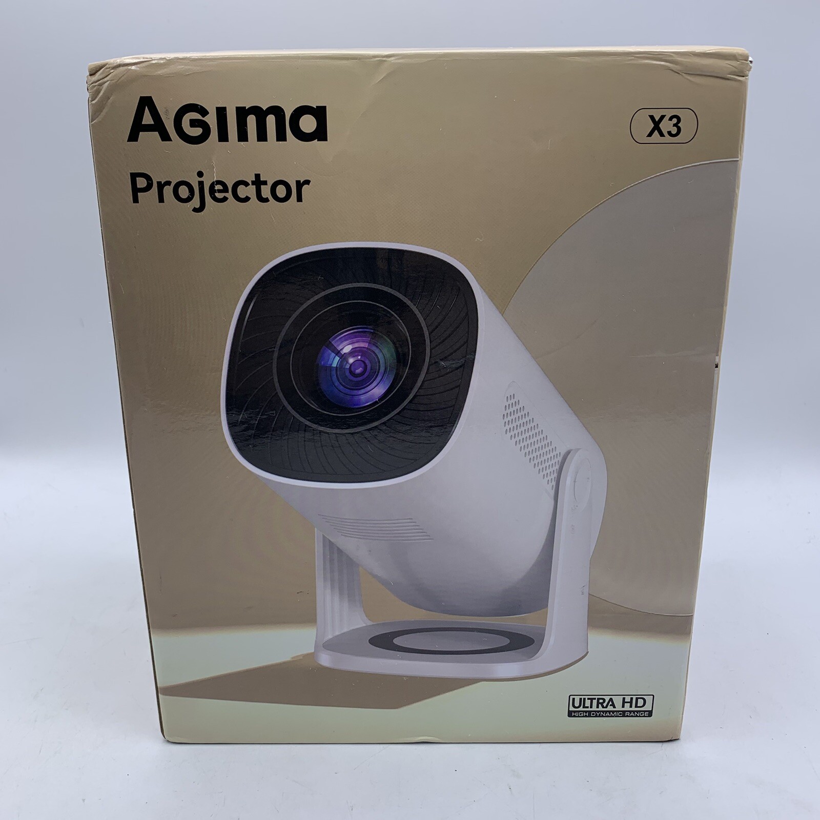 Agima X3 Mini Portable Projector WiFi Bluetooth Airplay HDMI Lighting Effect NEW