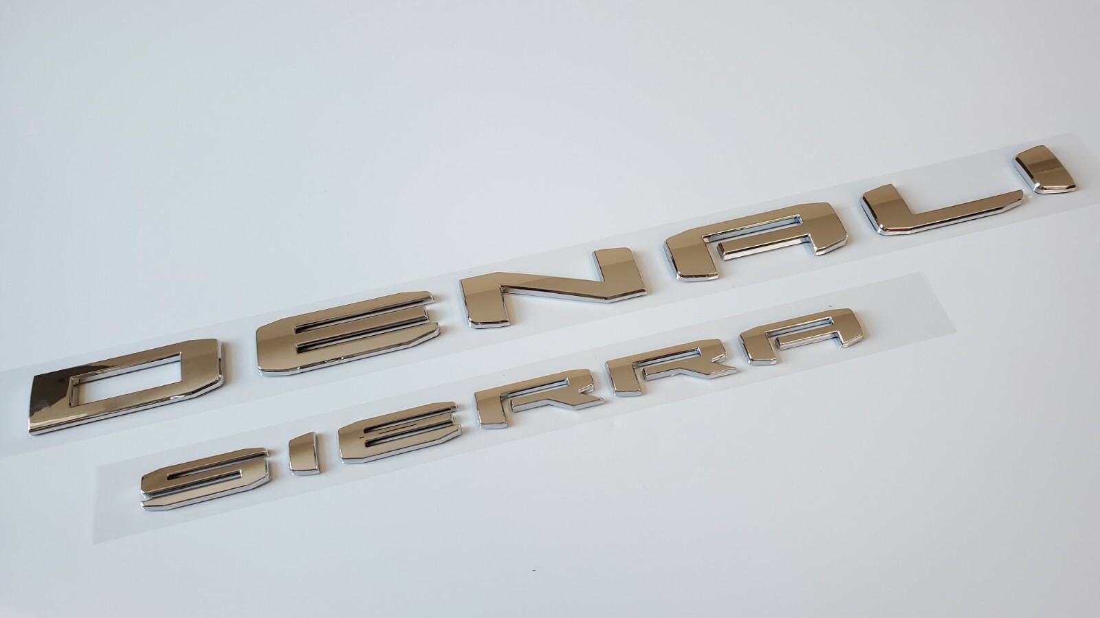 Chrome Rear Tailgate DENALI Sierra Emblem GMC Sierra 1500 2500hd 3500hd