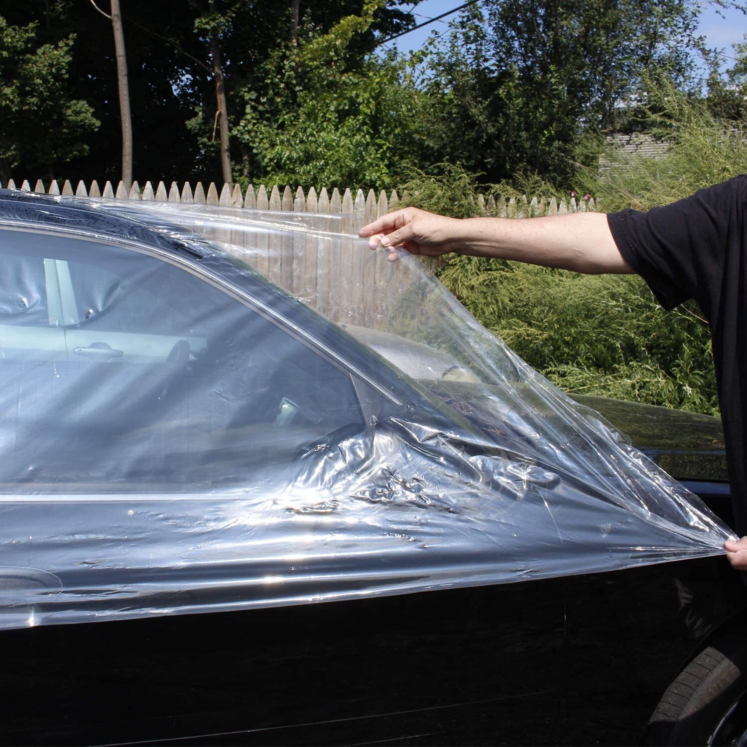 Multi-Use Collision Crash Wrap 36in x 100ft, Clear Collision Wrap