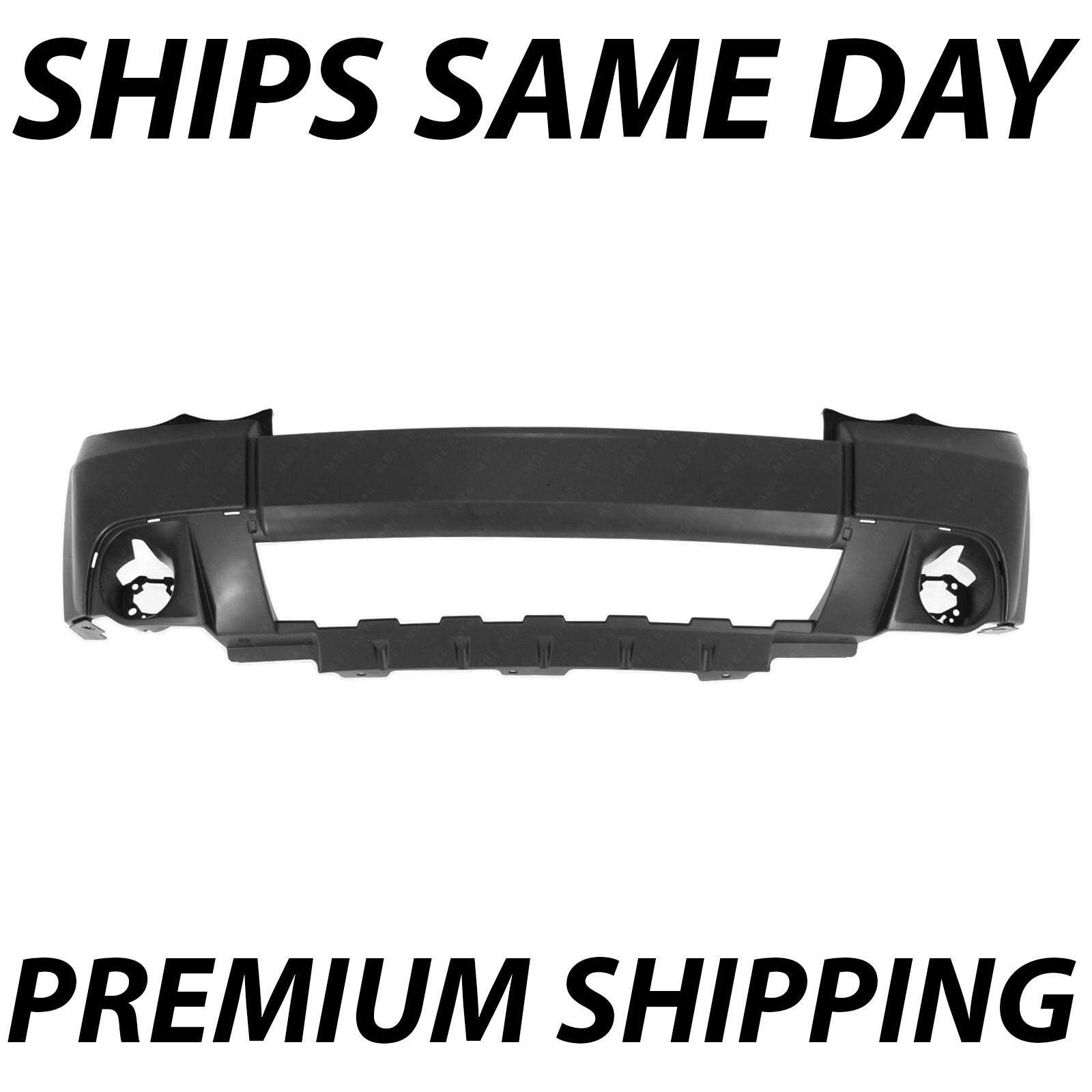 PRIMERED Front Bumper Cover SHIPS UNFOLDED for 2008-2010 Jeep Grand Cherokee