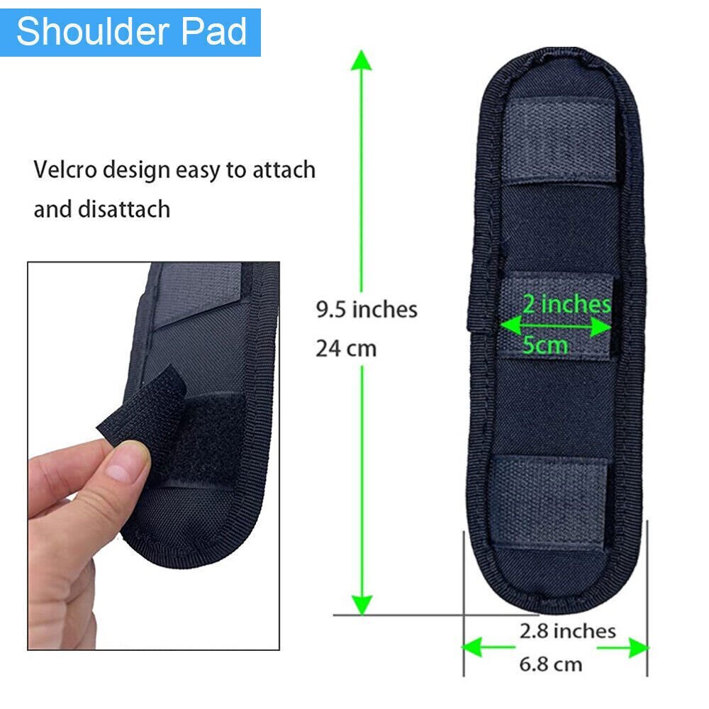 Tactical 2 Point Sling Strap Shoulder Padded /2Pcs M-LOK QD Swivel Mount /D Ring
